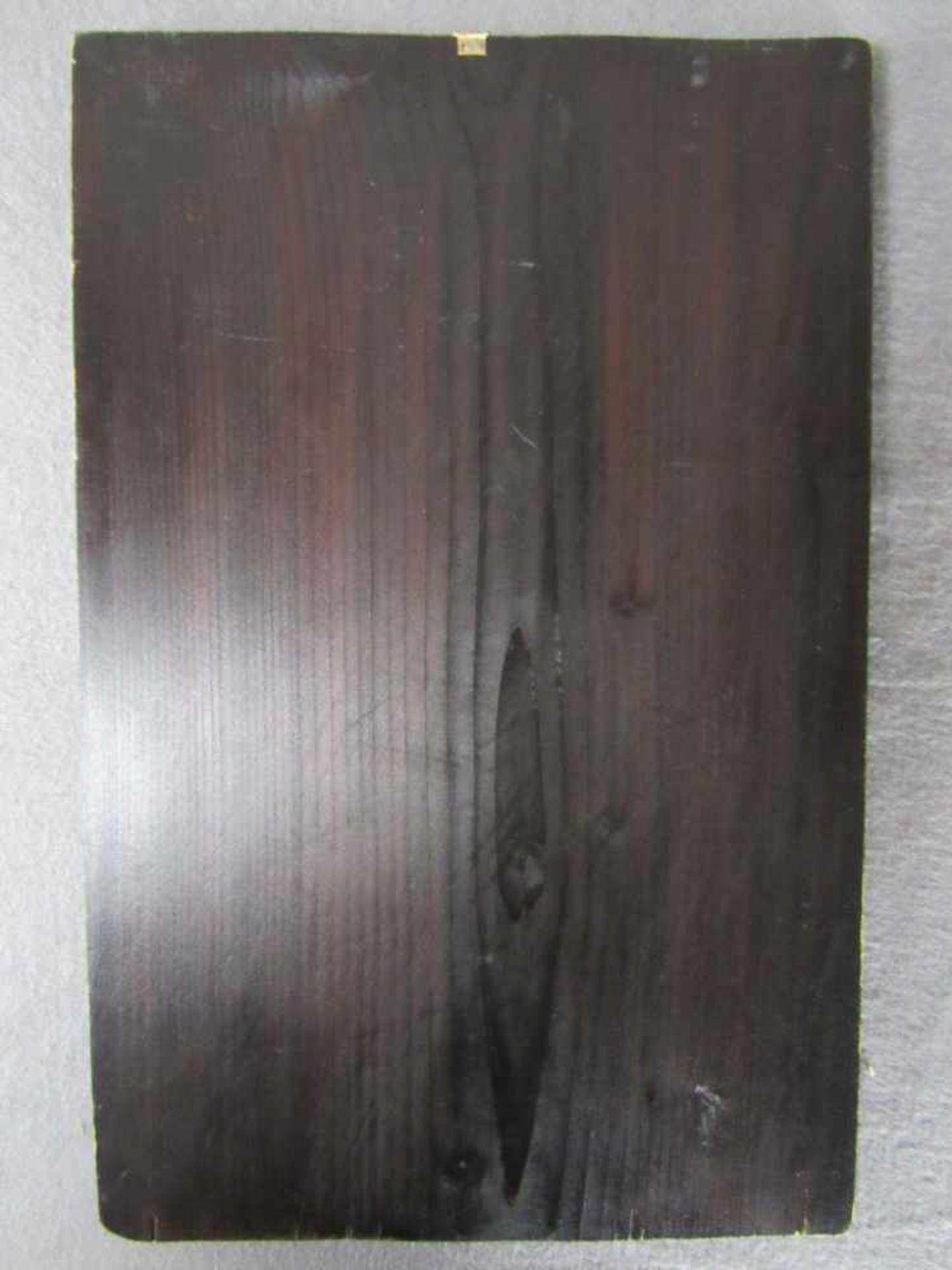 Handbemalte Ikone auf Holz 33x35cm - Bild 4 aus 4