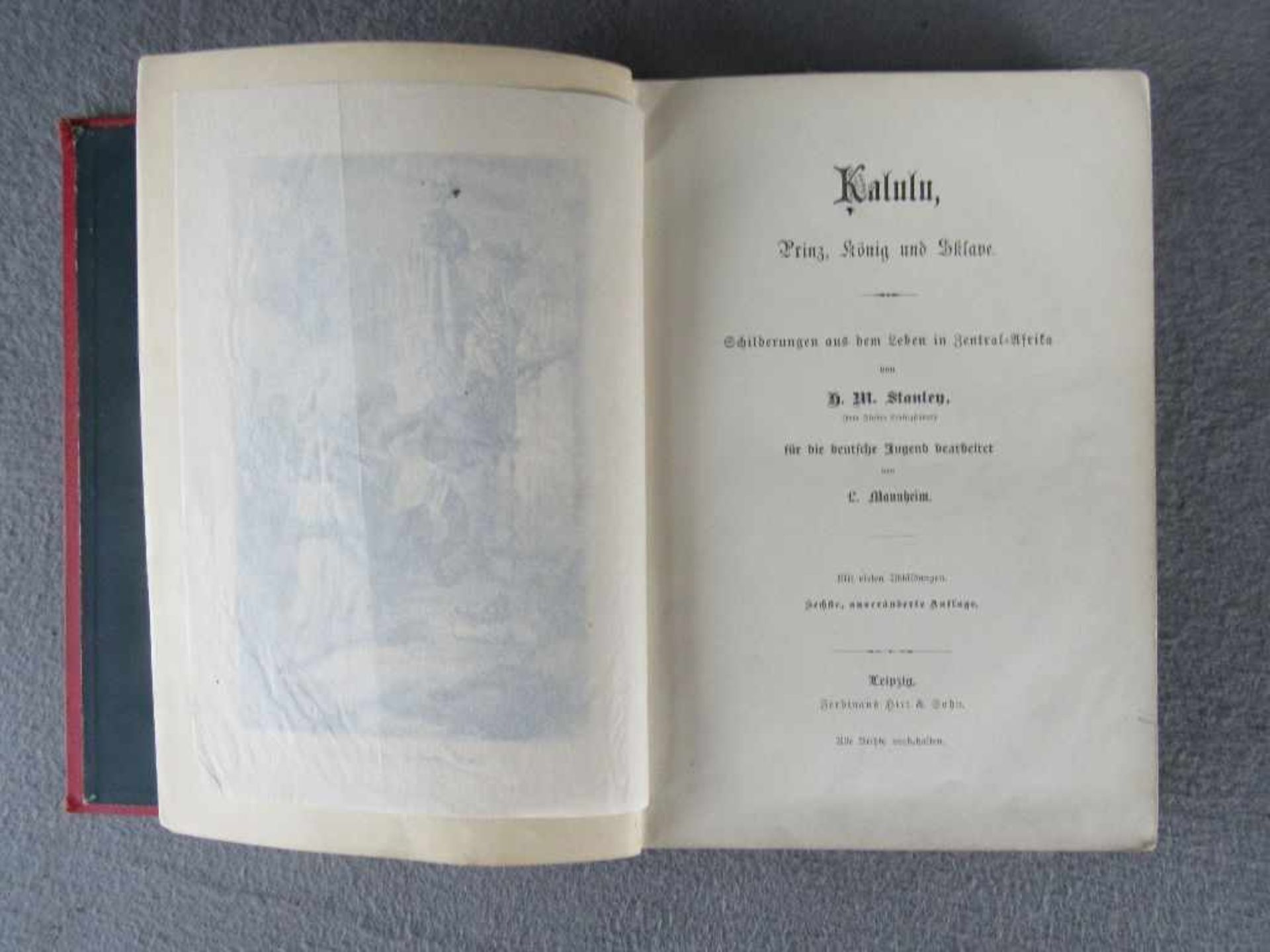 Seltenes Buch Kalulu Prinz König und Sklave - Bild 3 aus 3