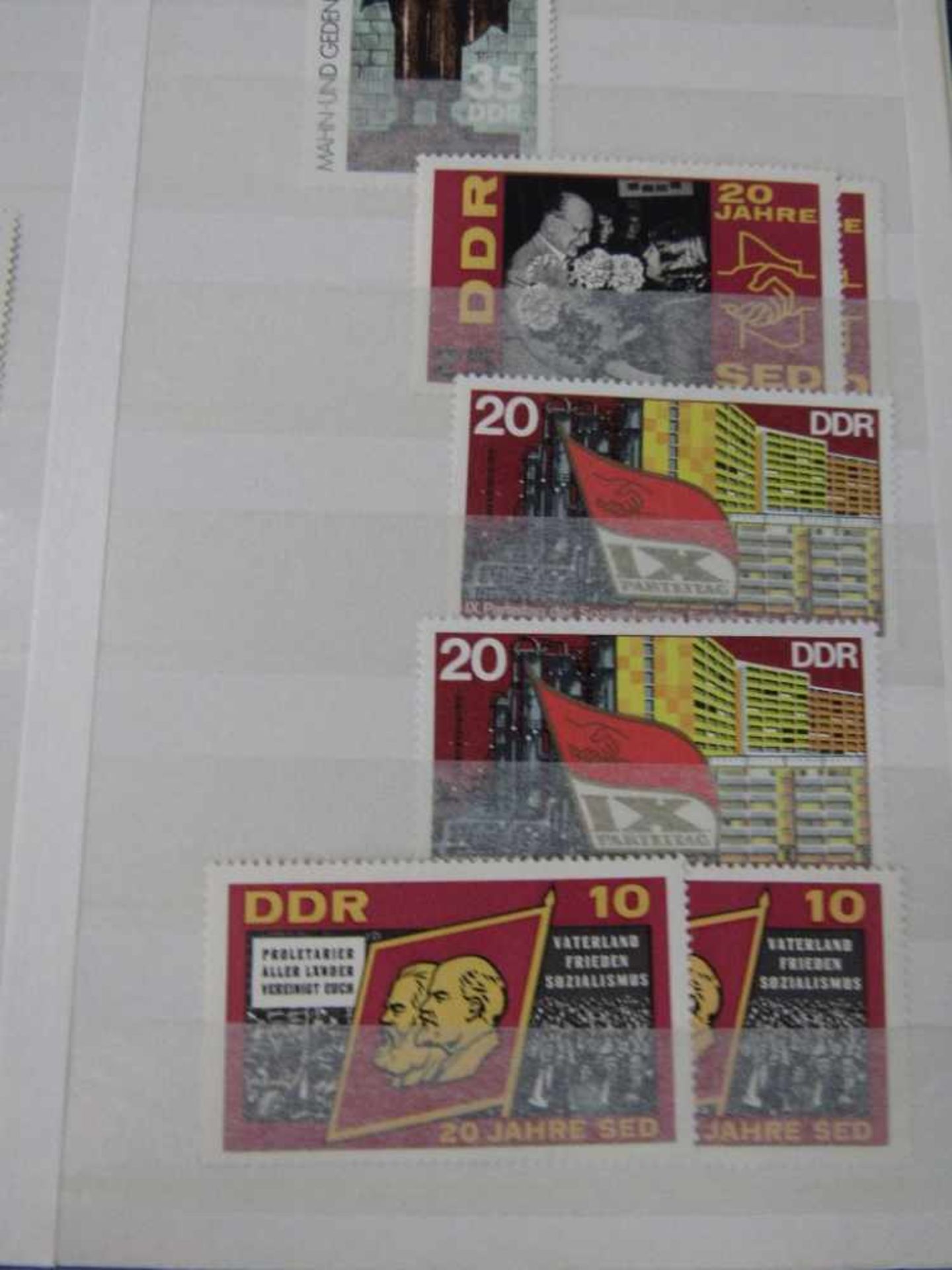 DDR Posten inklusive 8 Vordruck- und Steckalben hoher Mi Wert - Bild 8 aus 10