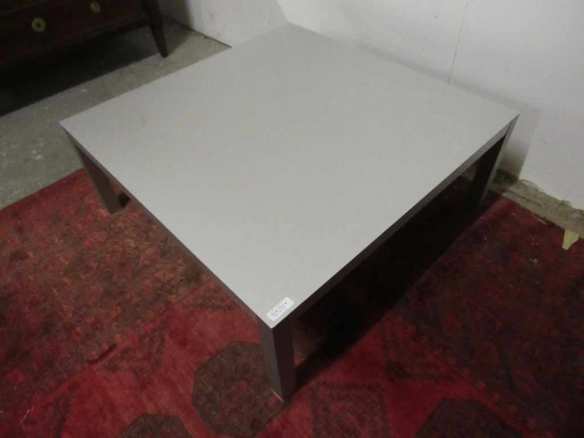 Couchtisch gebürstetes Metall 90x90x35 - Bild 2 aus 2