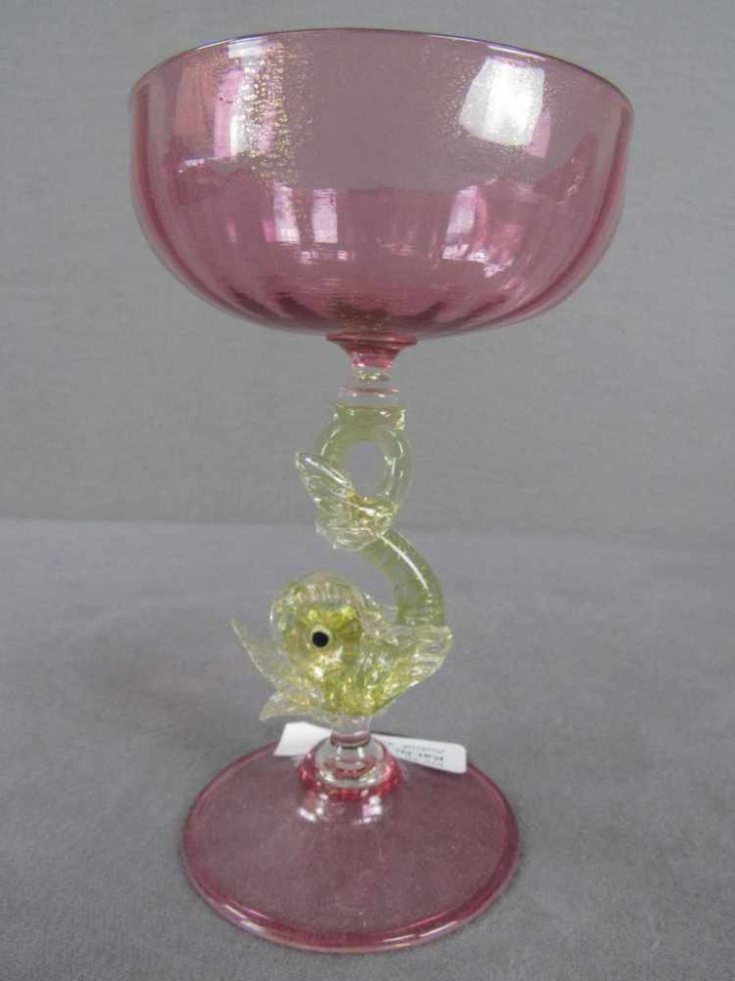 Glas Ziergefäß wohl Barovier + Toso - Bild 3 aus 4