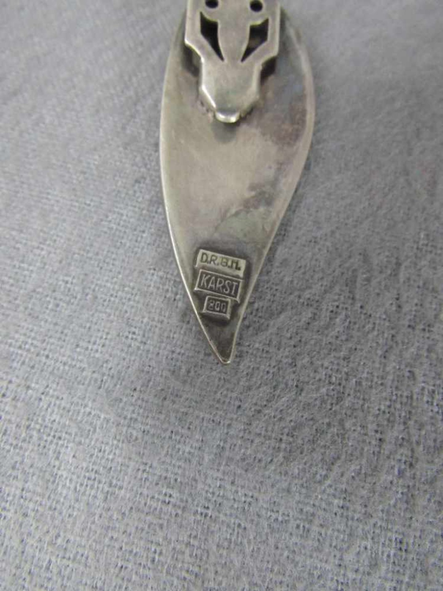 Konvolut Schmuck überwiegend Silber unter anderem Klemmbrosche von Karst - Image 4 of 4