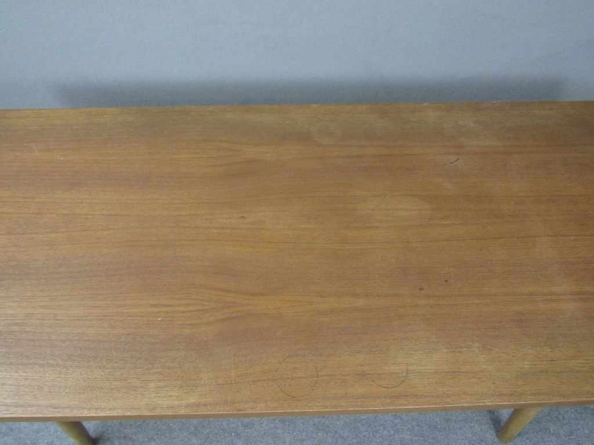 Vintage 60er Jahre Couchtisch Teak Dänish Design mit Ablage ca.125x55x53cm - Bild 3 aus 4