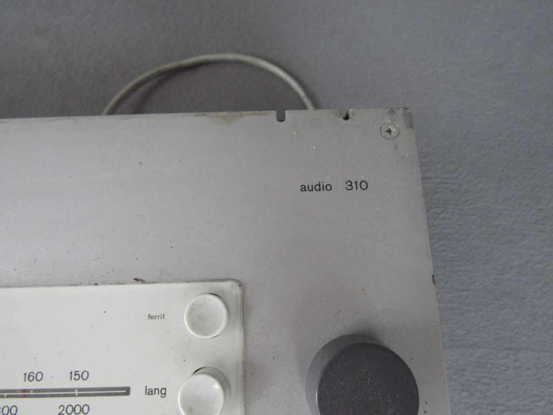 Stereoanlage vintage Braun Modell Audio 310 ungeprüft - Bild 7 aus 7