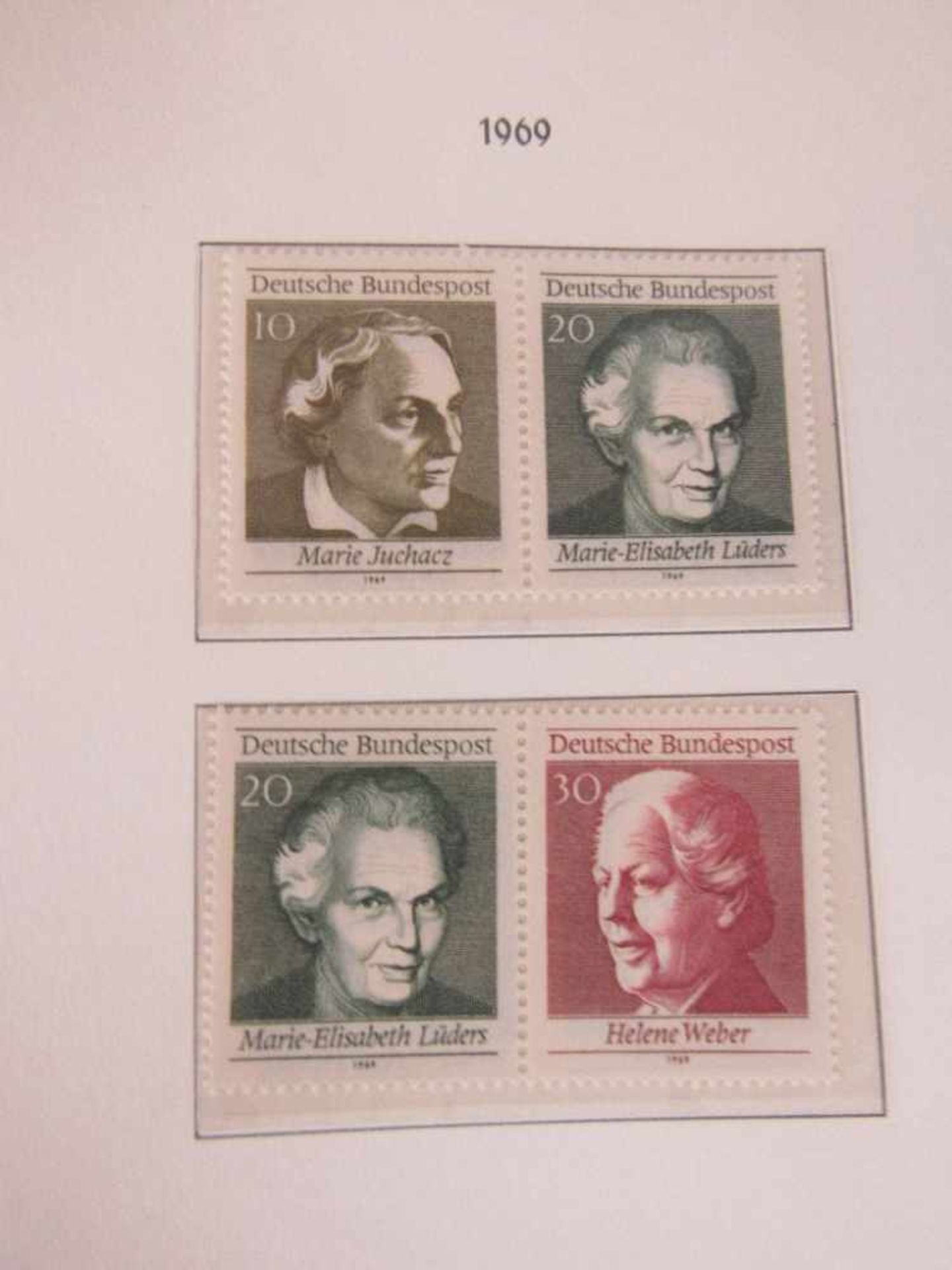 Briefmarken Posten BRD inklusive 4 Vordruck-und Steckalben hoher Mi Wert - Bild 8 aus 18