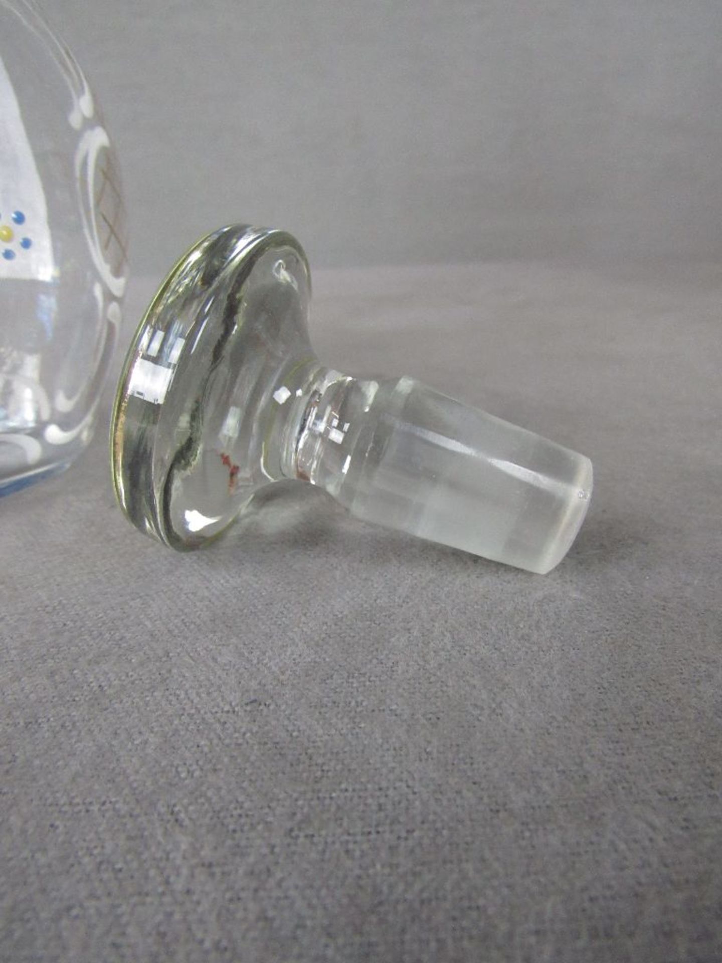 Handbemalte Flasche Höhe:14,5cm - Image 3 of 4