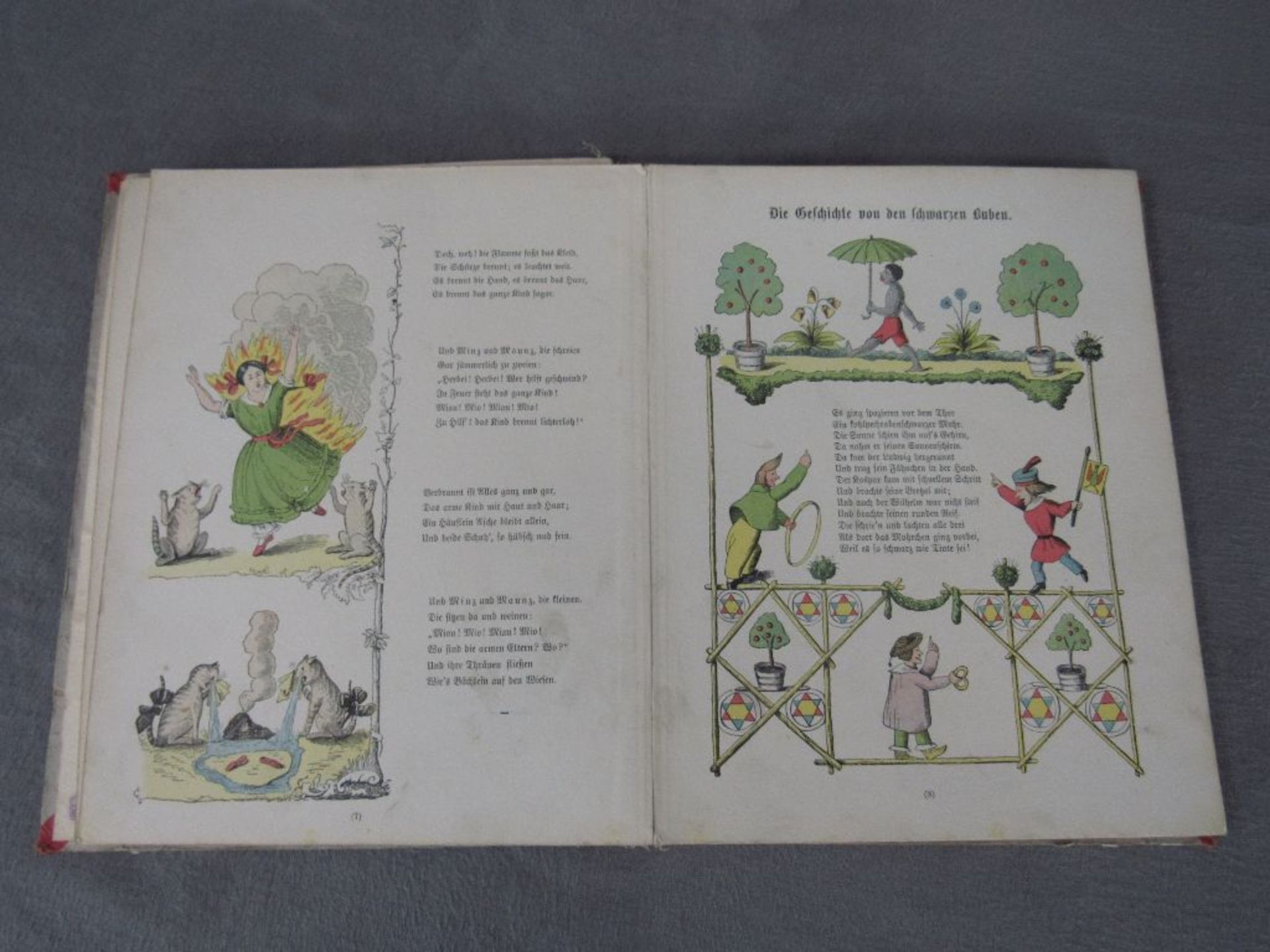 Antikes Buch Struwwelpeter mit drolligen Bildern - Image 2 of 2