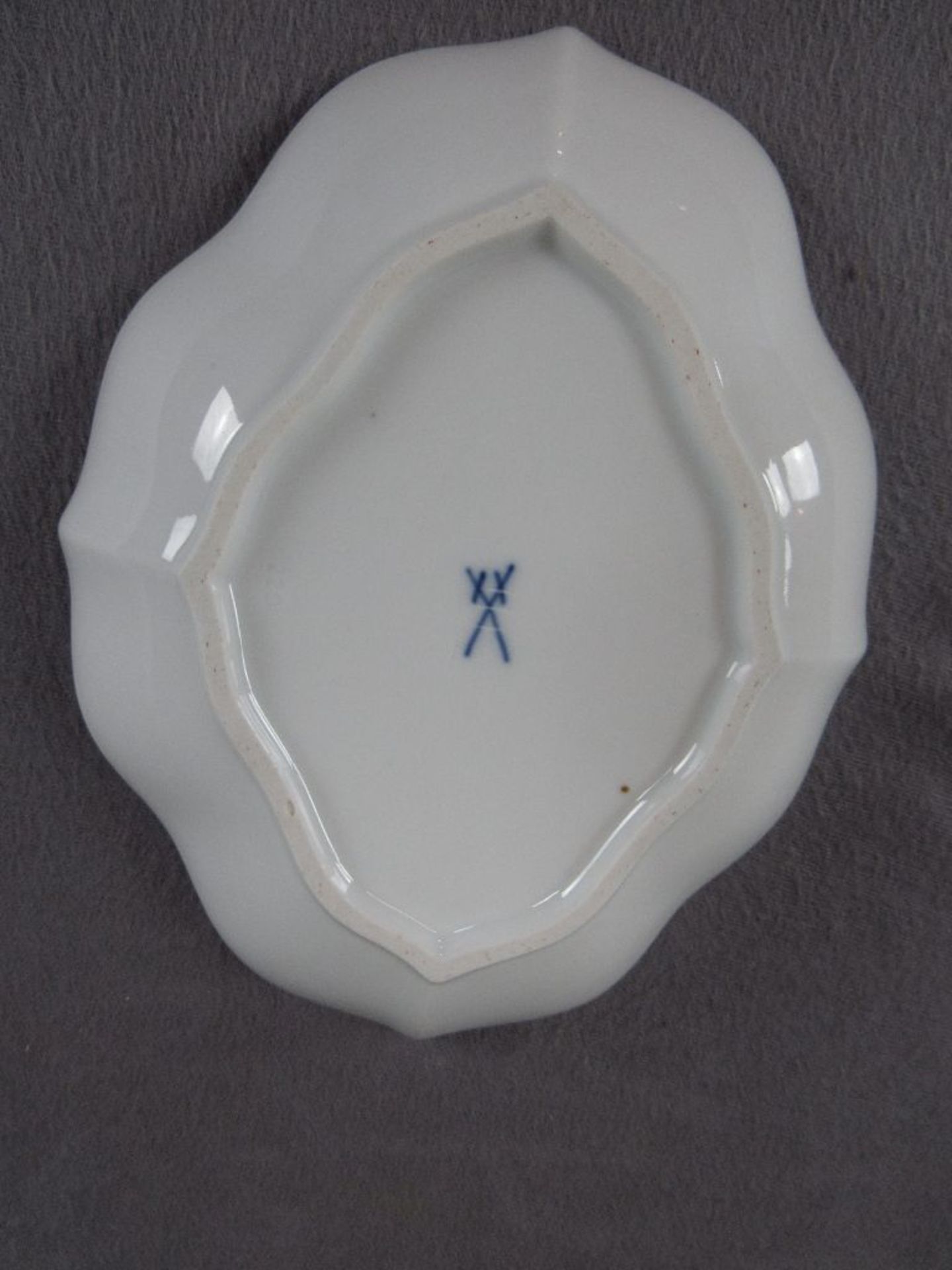 Meissen Schwertermarke kleine Anbietschale 18,5x14,5cm - Bild 3 aus 4