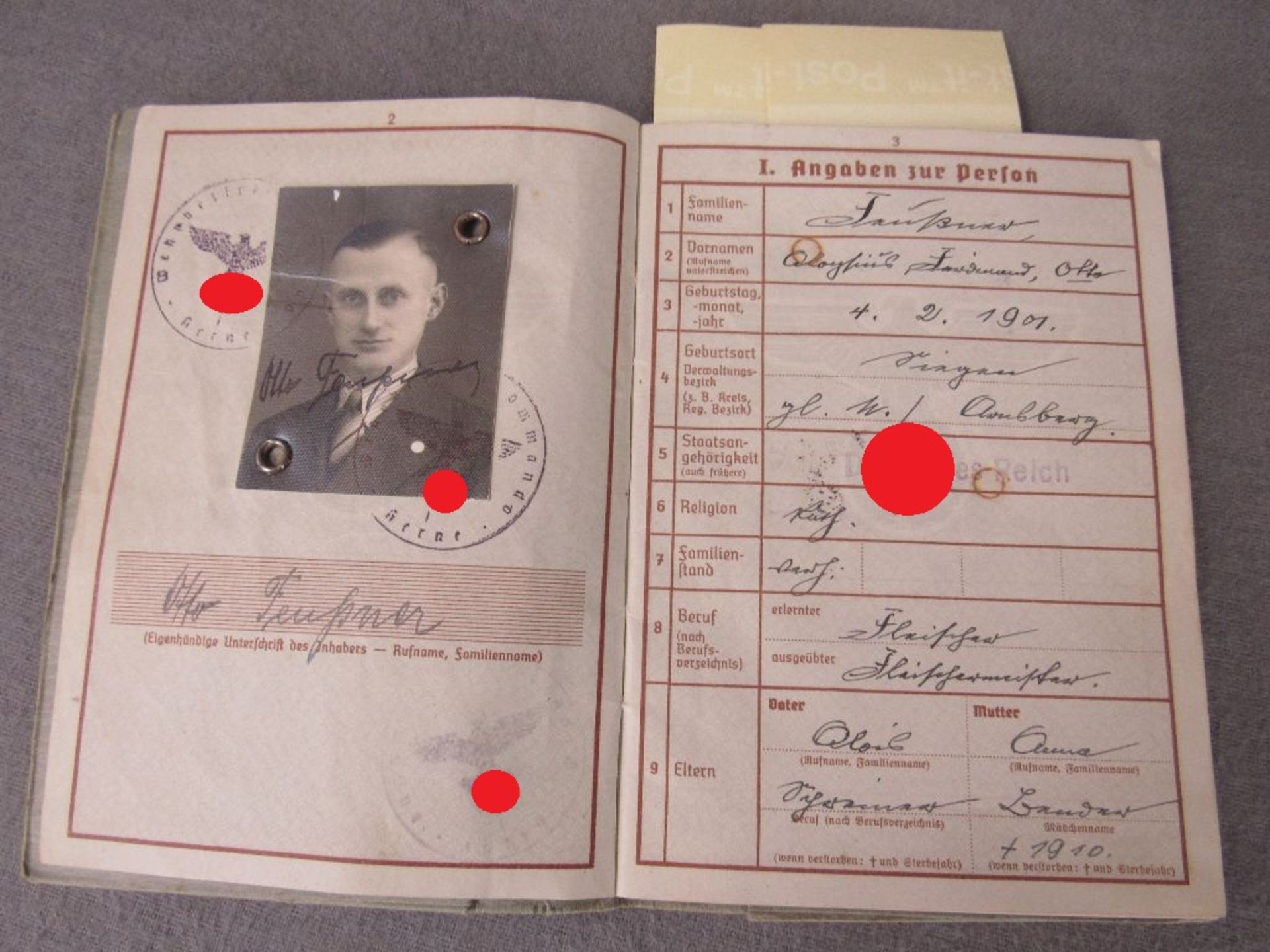 Wehrpaß Sanitäter Unterführer Führerscheine viele Eintragungen Gefechte Ukraine vier Orden - Image 2 of 6