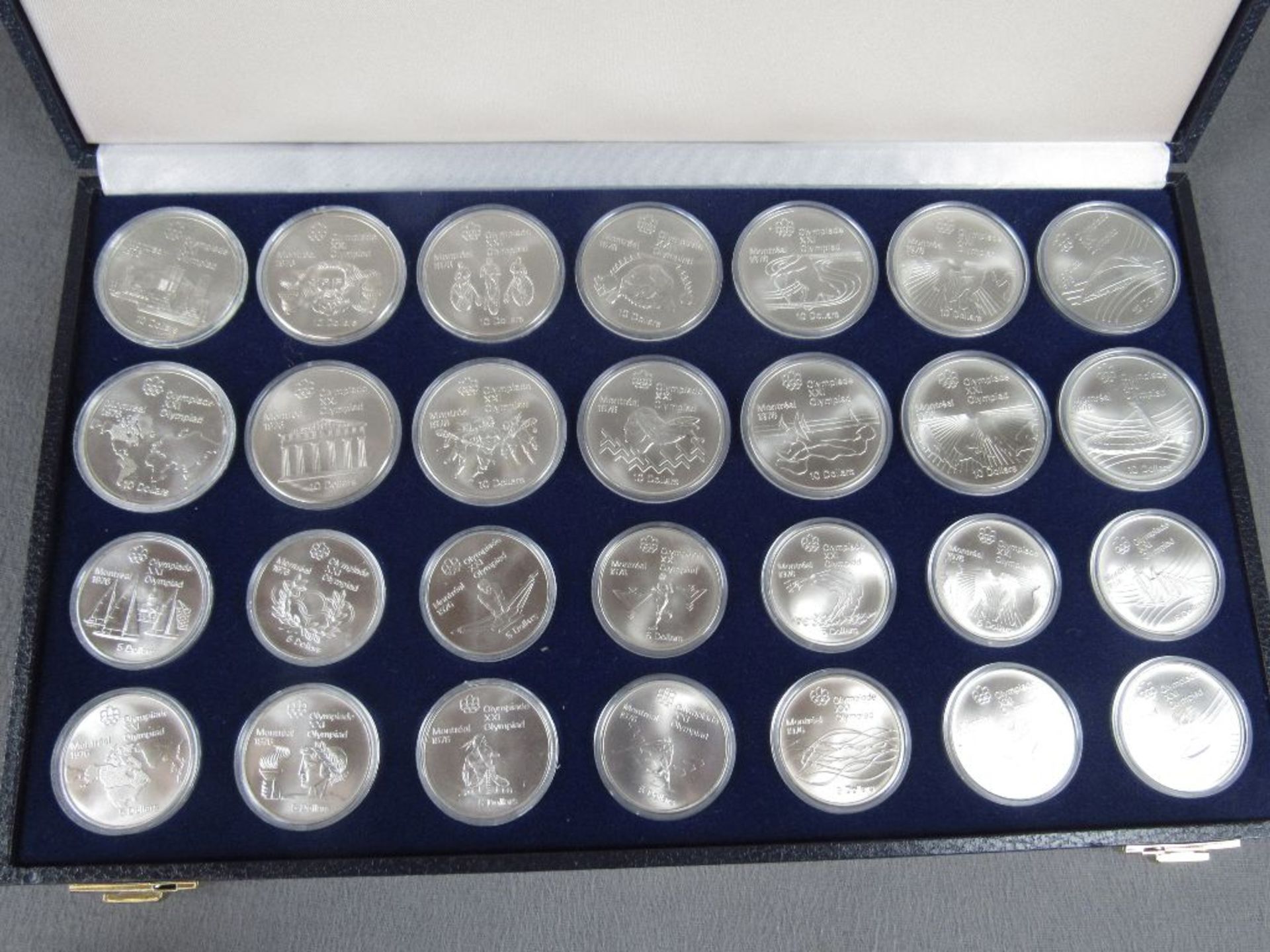 Canada Silbermünzen Olympia 1976 komplett - Bild 3 aus 5