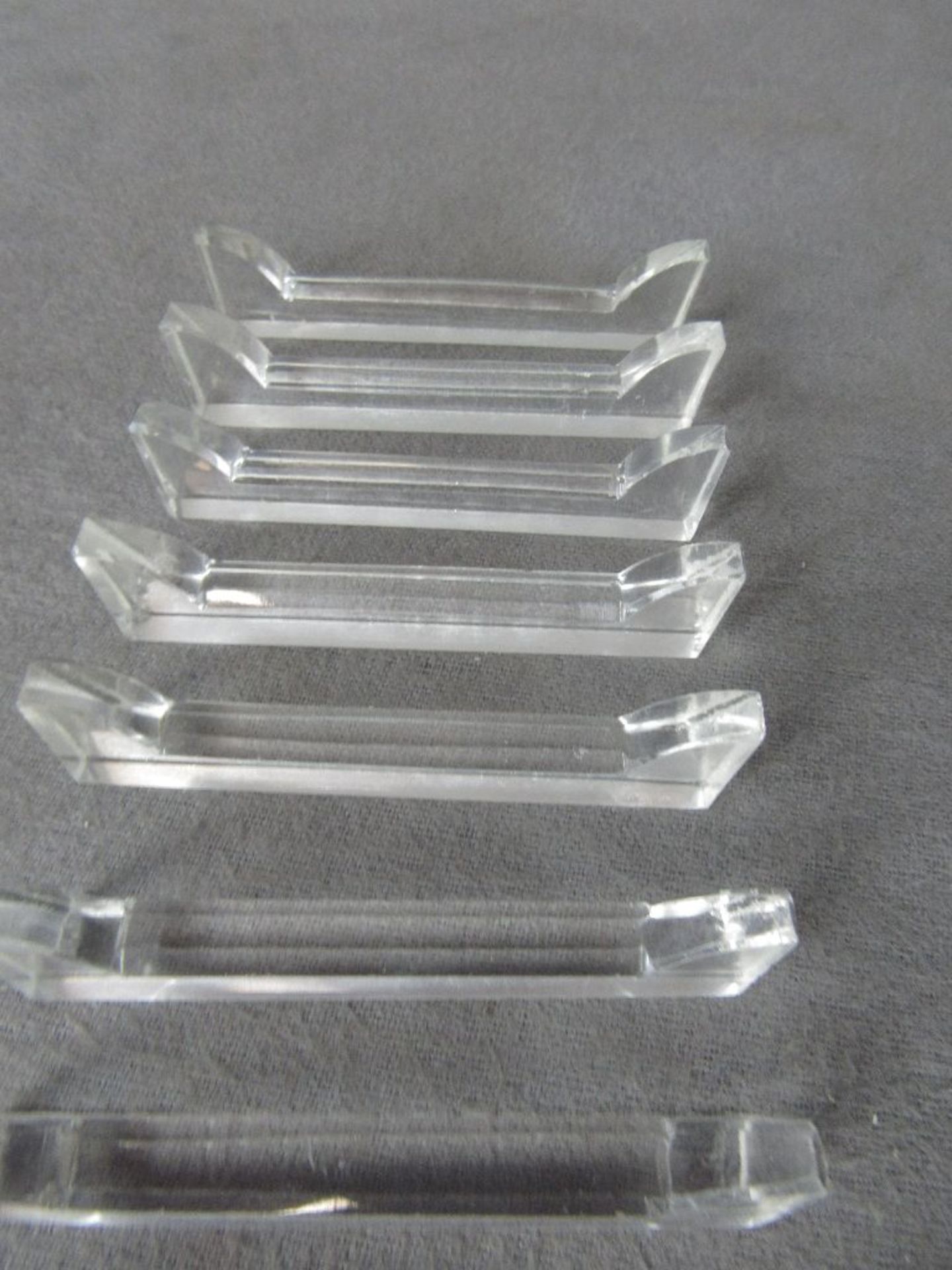 12 Kristallglas Messerbänke - Image 3 of 4
