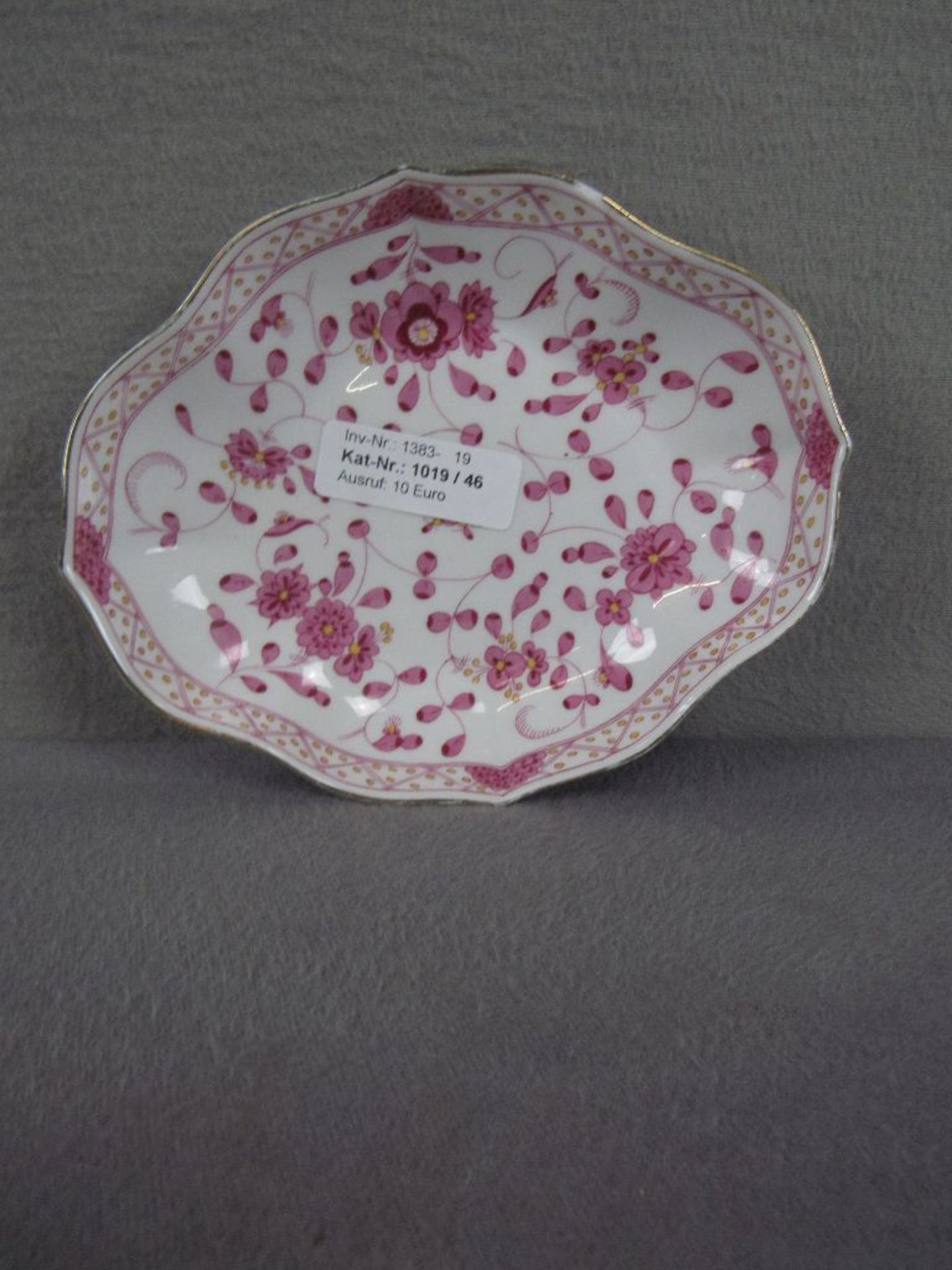 Meissen Schwertermarke kleine Anbietschale 18,5x14,5cm