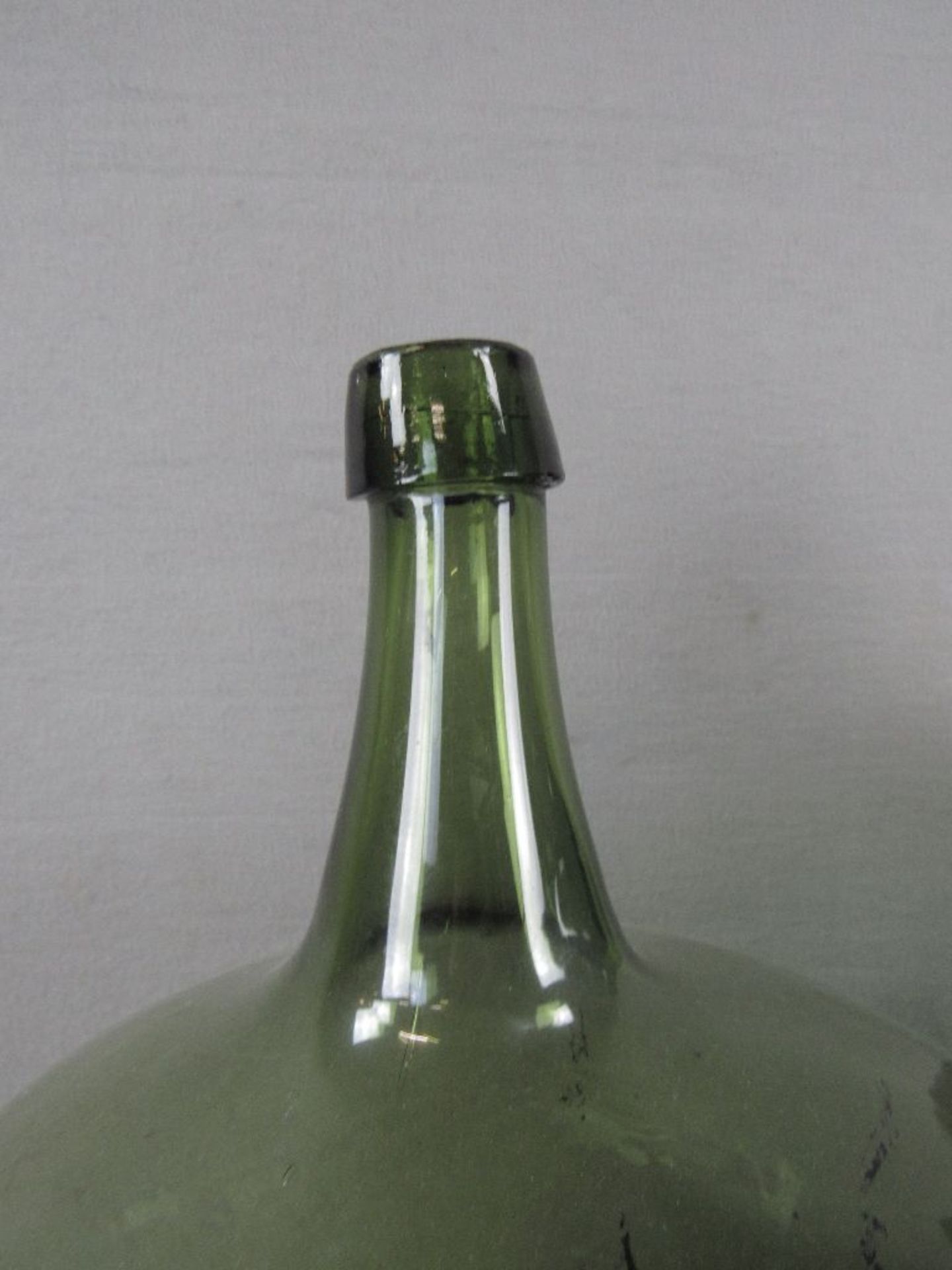Zwei Glas Demions Grünglas - Image 2 of 3