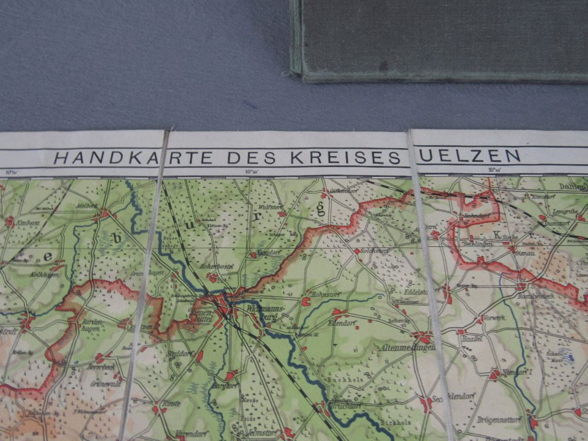 Kriegskarten in original Schuber 2x Uelzen - Image 4 of 4