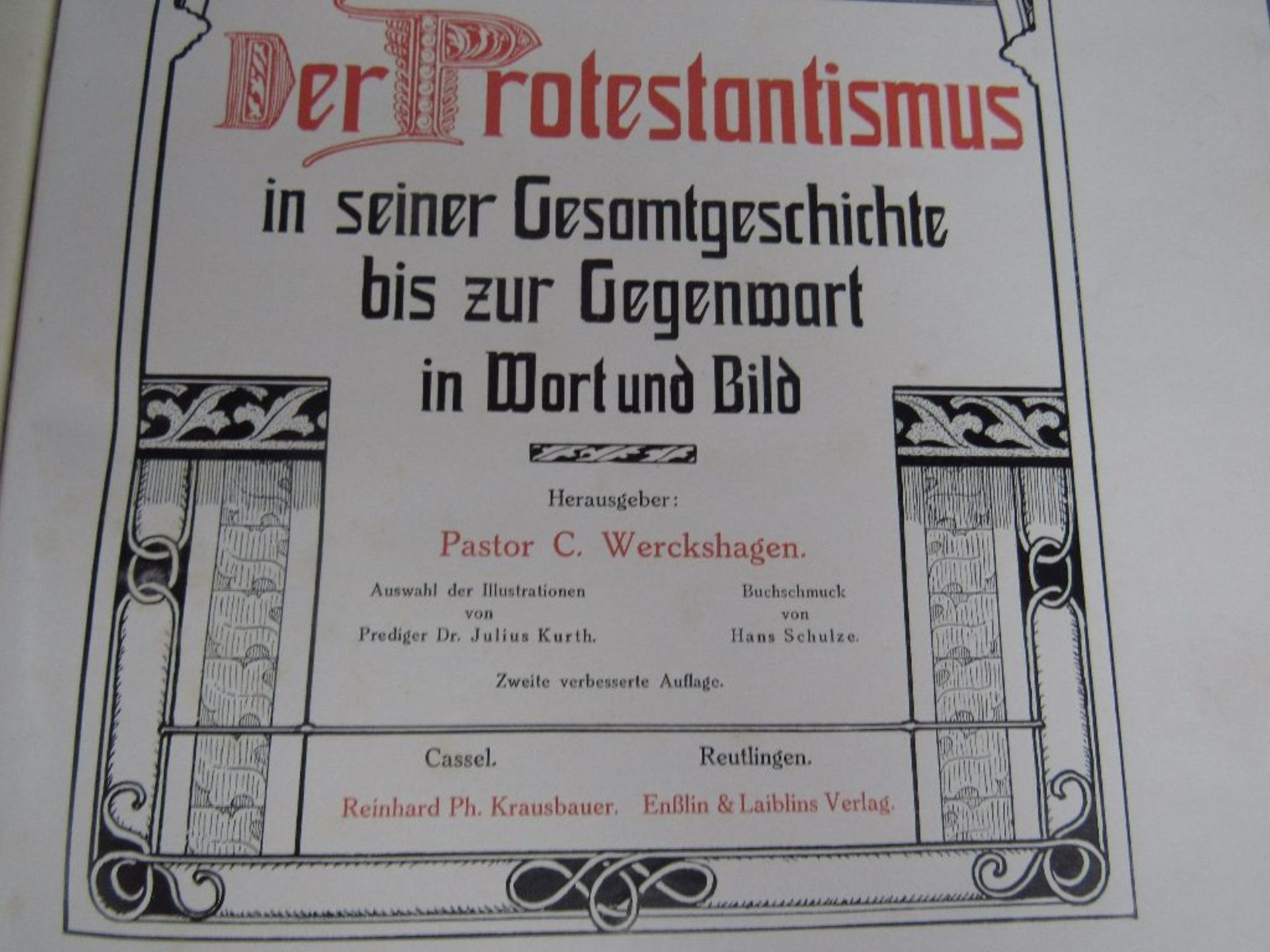 Zwei antike Christliche Bücher der Protestantismus - Image 6 of 6