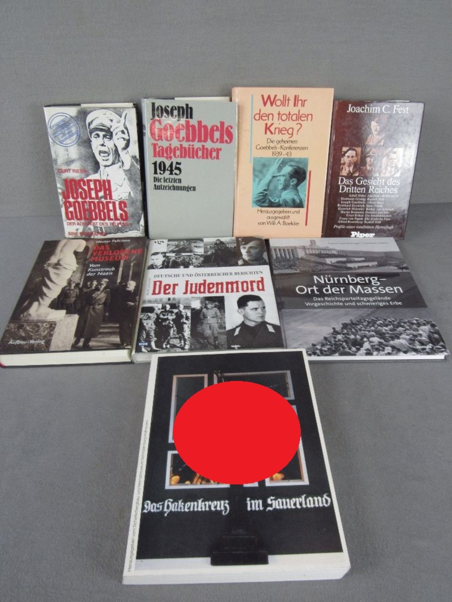 8 Bücher 2.WK Goebbels 3. Reich usw.