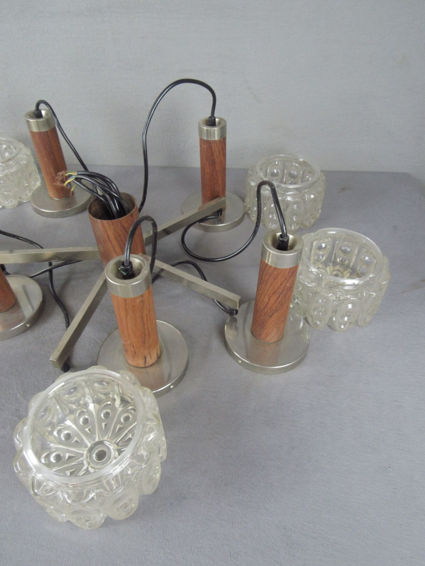 Deckenlampe 60er Jahre fünfflammig - Bild 3 aus 3