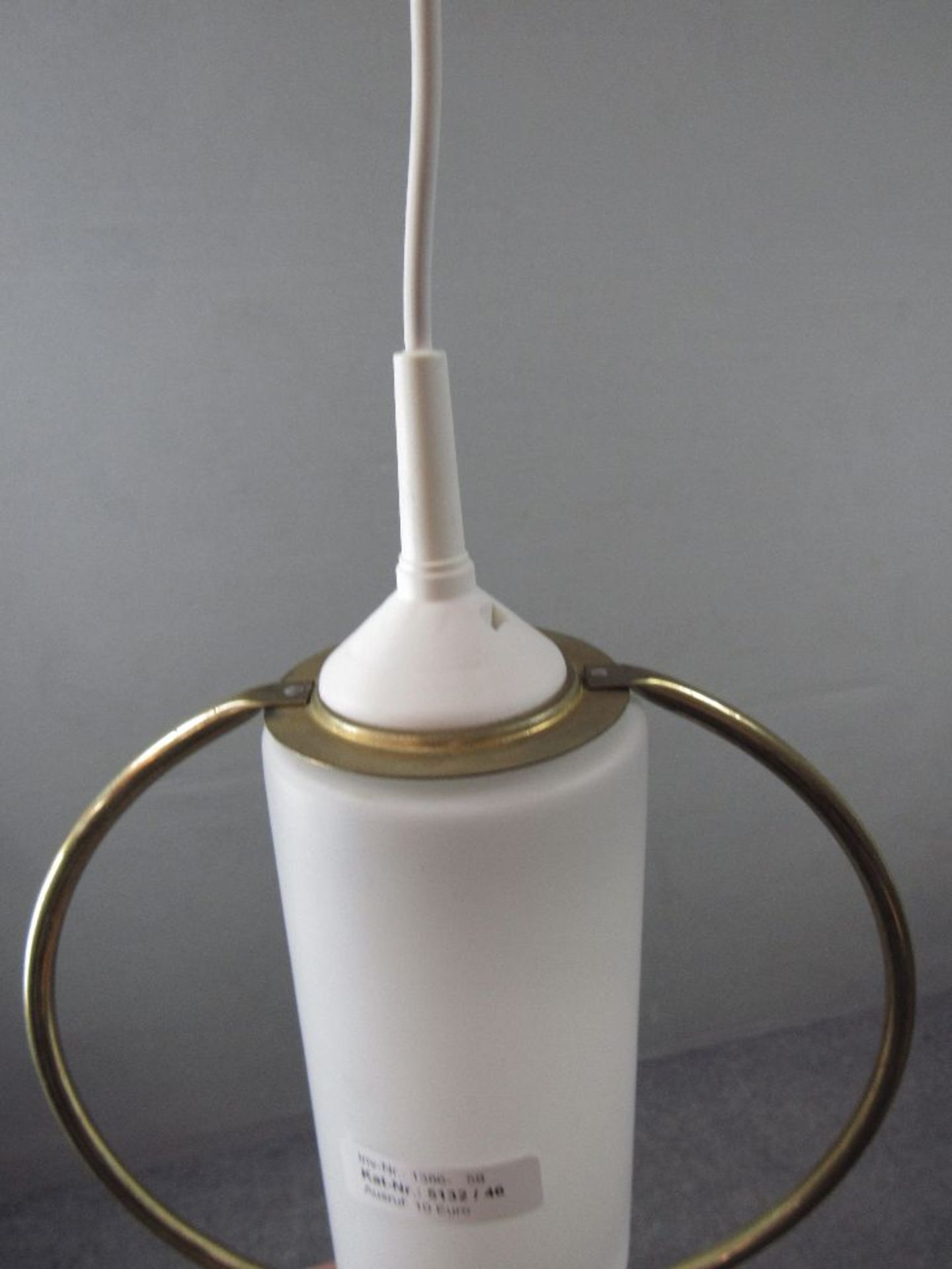 Deckenlampe in Art Deco neu elektrifiziert 32cm hoch - Image 3 of 3