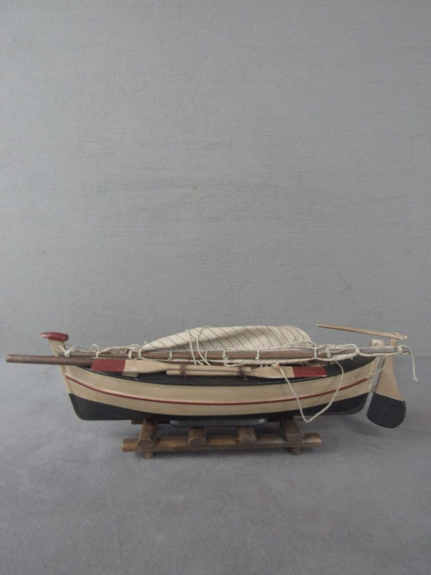 Modellschiff Holz 46cm lang - Image 5 of 6
