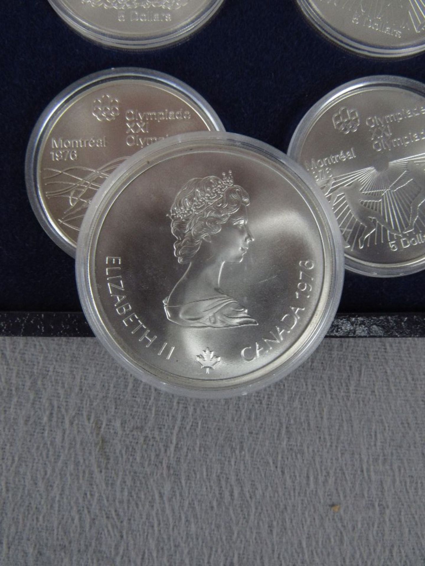 Canada Silbermünzen Olympia 1976 komplett - Bild 4 aus 5