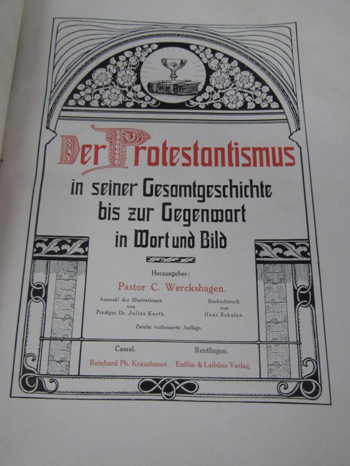 Zwei antike Christliche Bücher der Protestantismus - Image 5 of 6