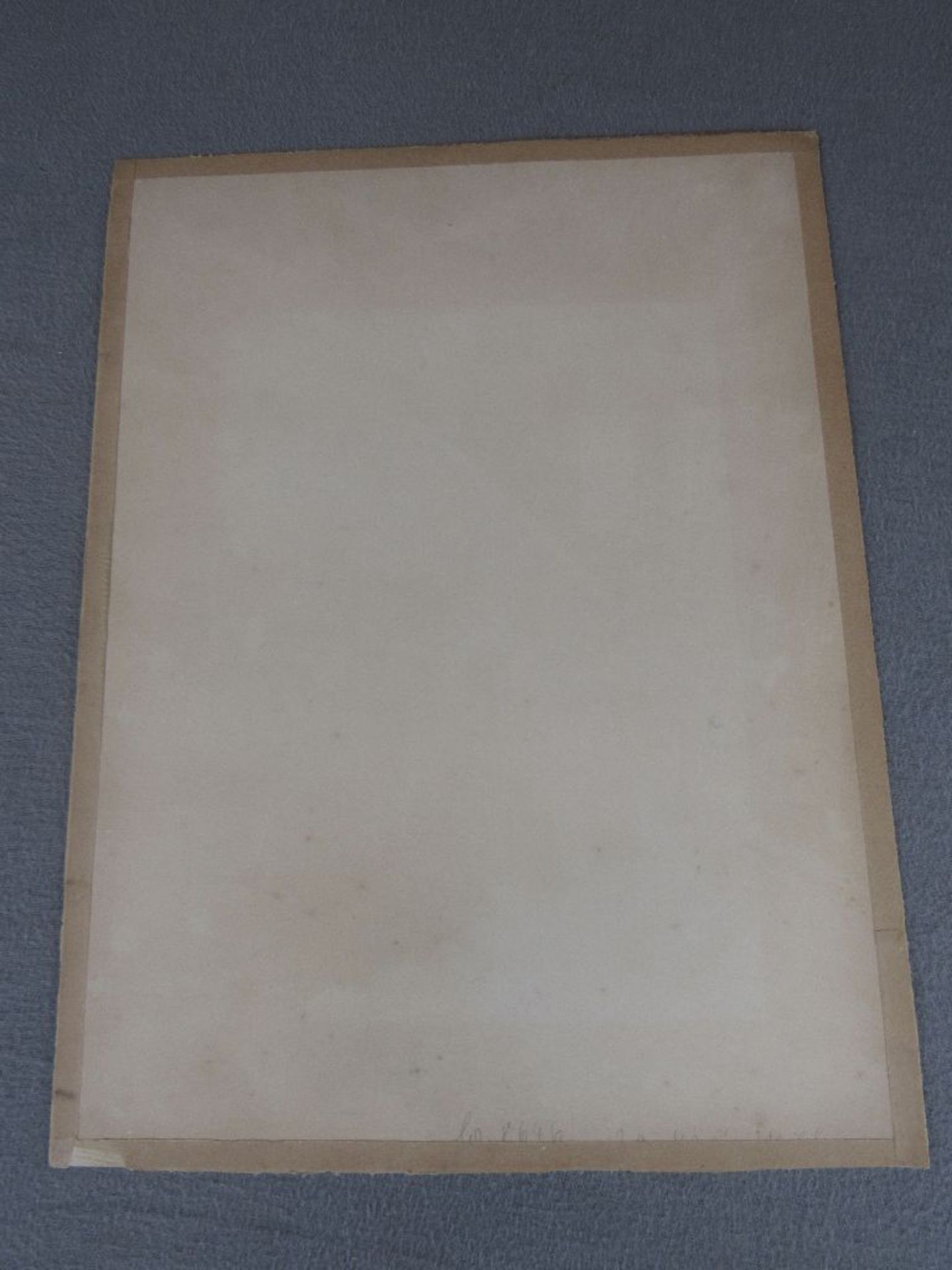 Zeichnung von Ernst F.A. Krüger in der Platte signiert Blattmaß:40x30cm - Image 3 of 6