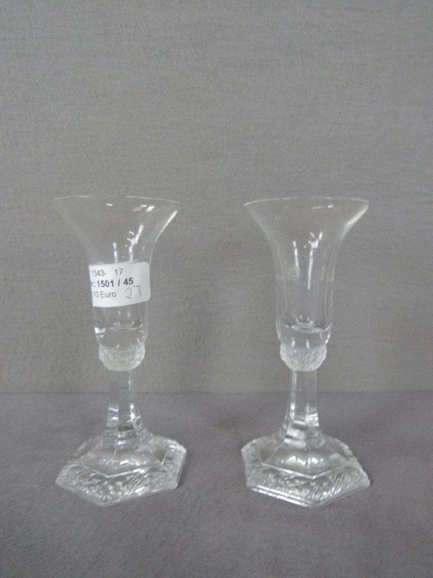 Zwei Gläser Rosenthal Maria Theresia 14cm hoch