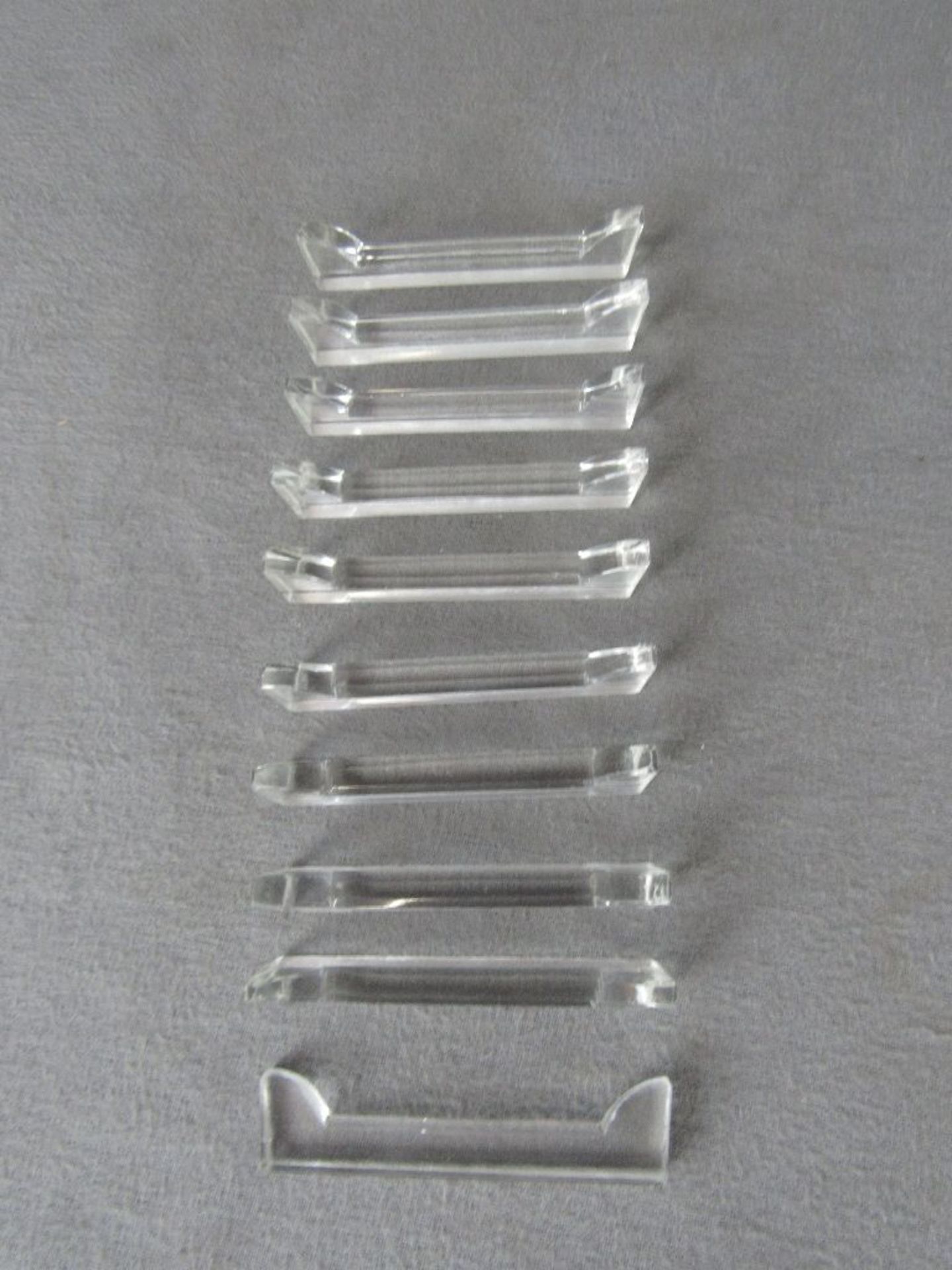 12 Kristallglas Messerbänke - Image 2 of 4