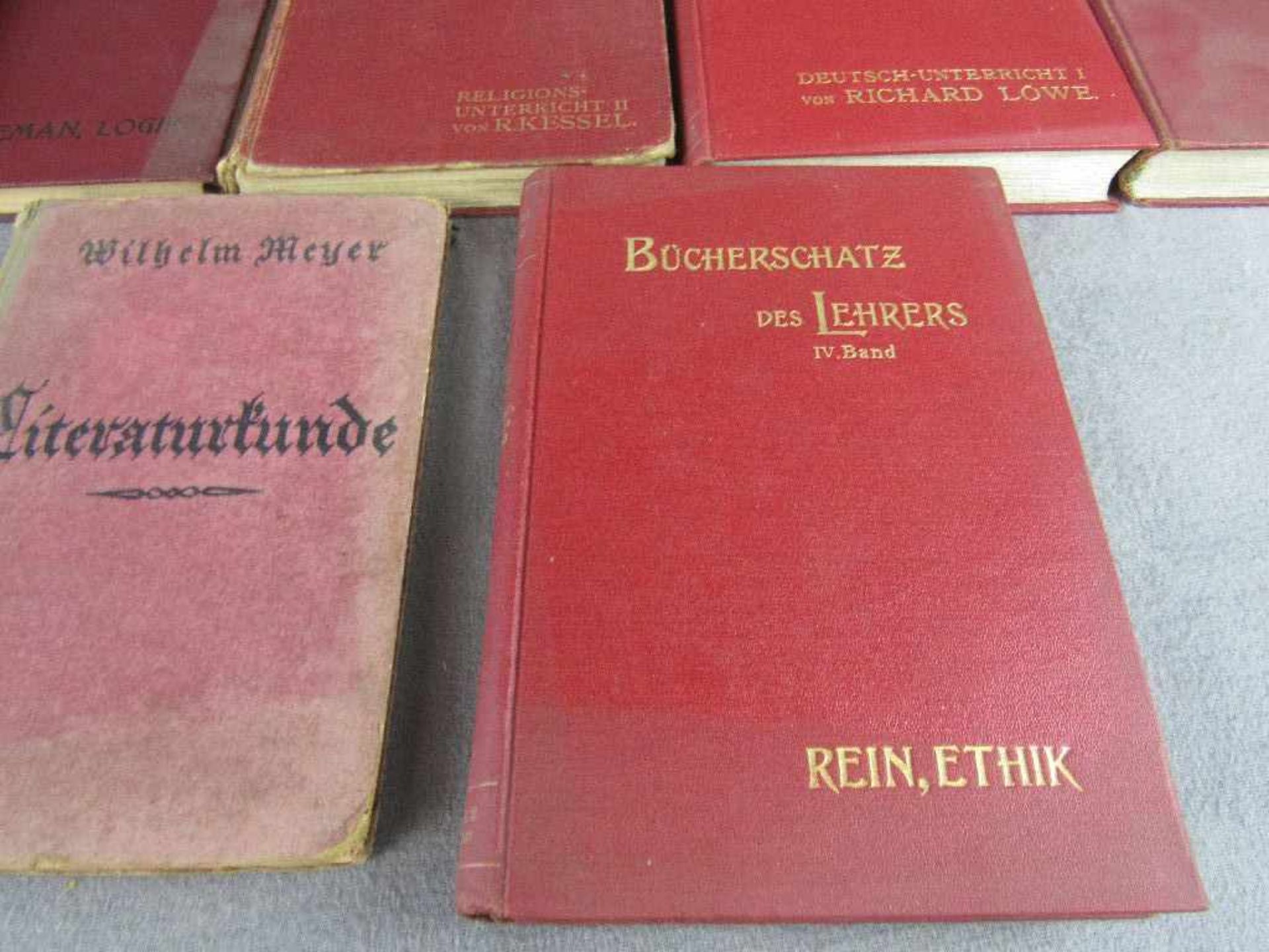 Konvolut Bücher für Lehrer antik um 1920 - Bild 7 aus 7