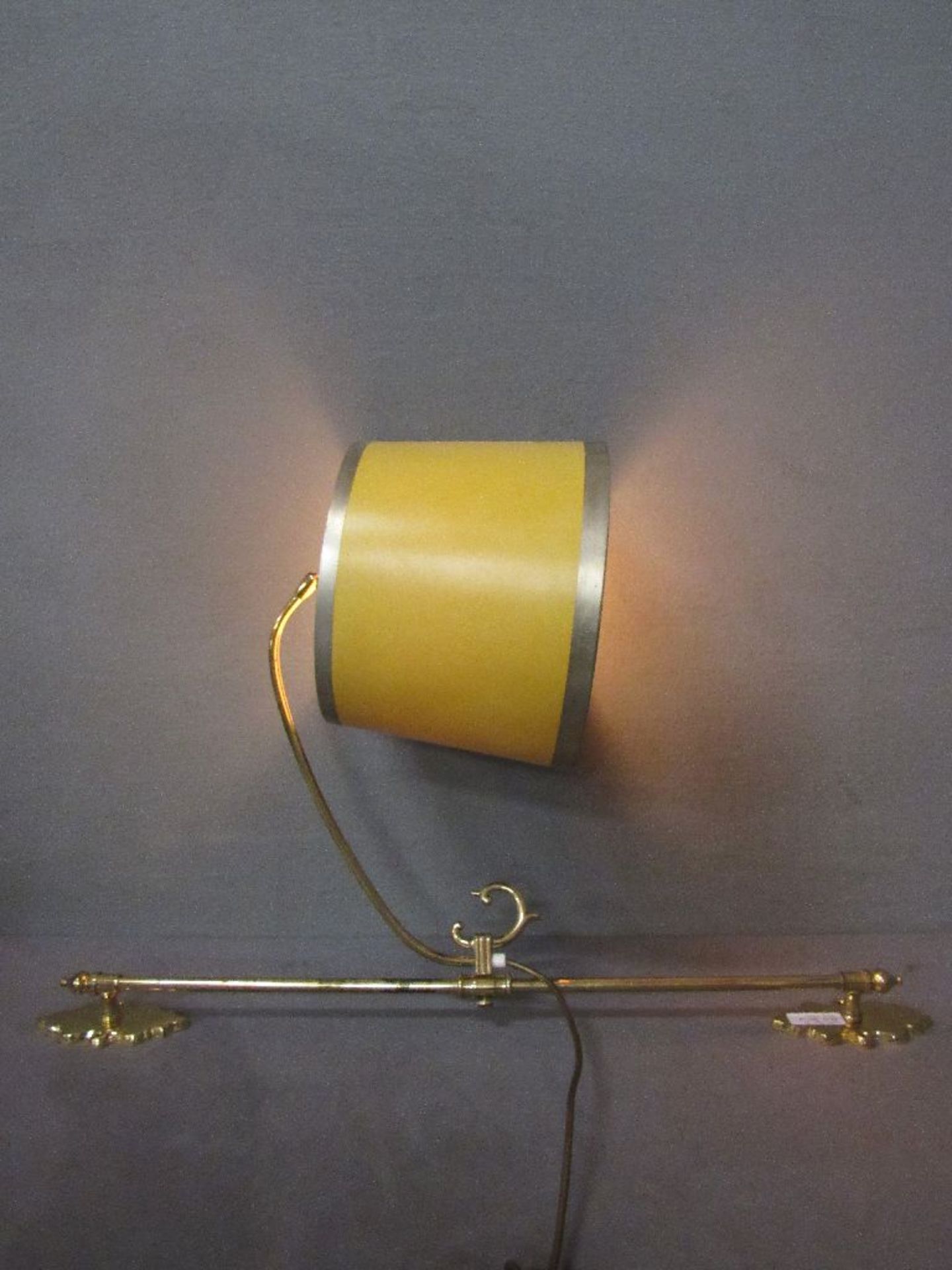 Wandlampe Messingguß höhenverstellbar Gesamthöhe:87cm - Image 6 of 6