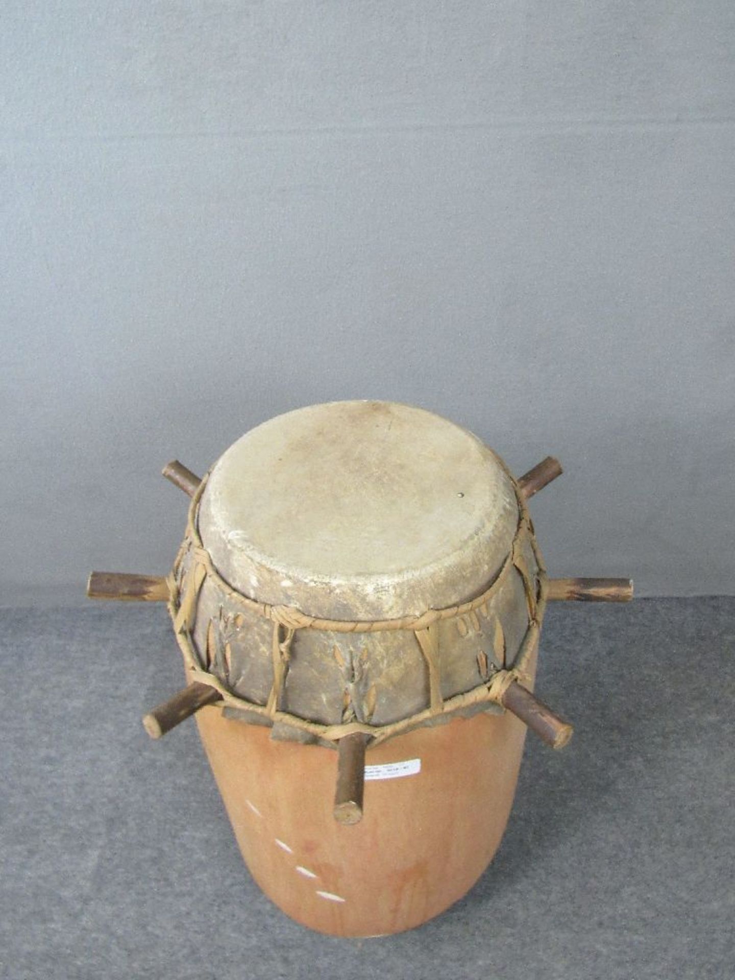 Trommel ( Tam Tam ) aus Afrika um 1960 - Bild 3 aus 6