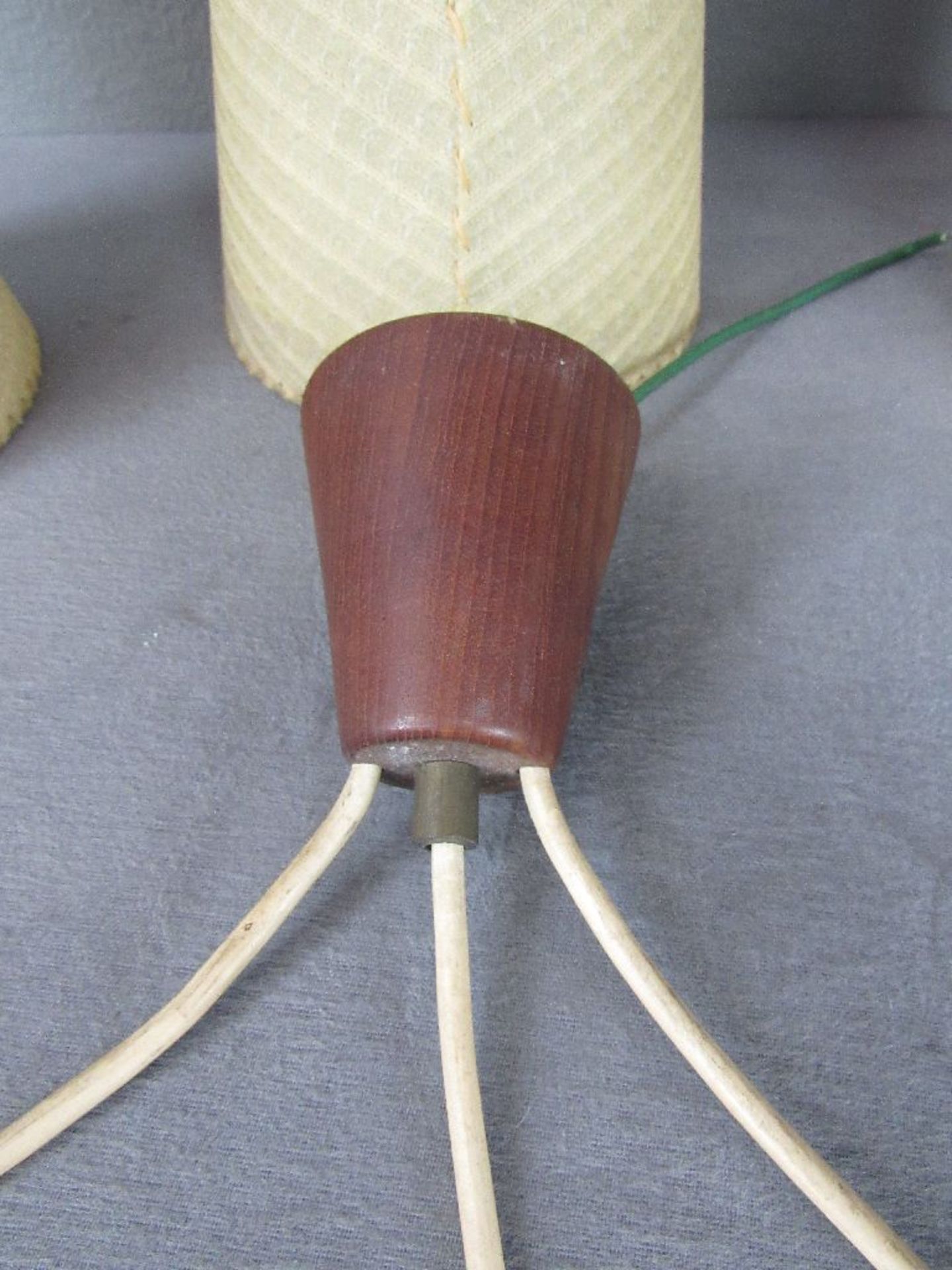 60er Jahre Danish Design Teak Lampe mit drei Schirmen - Image 4 of 7