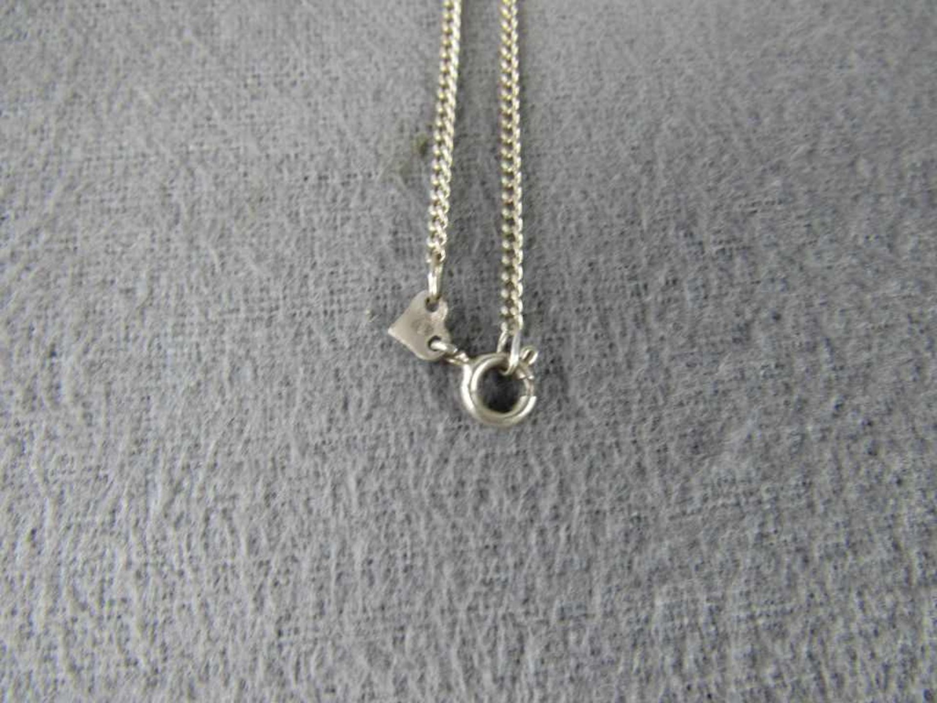 Grandelschmuck Kettenanhänger mit Kette 9 Gramm 835er Silber - Bild 4 aus 7