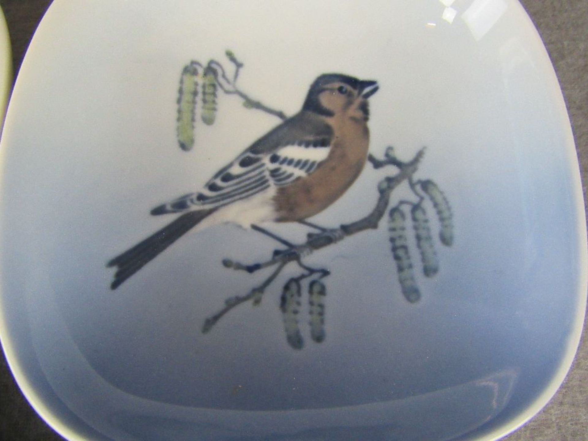 Fünf Sammelschälchen mit Vogelmotiven Royal Copenhagen - Image 3 of 5