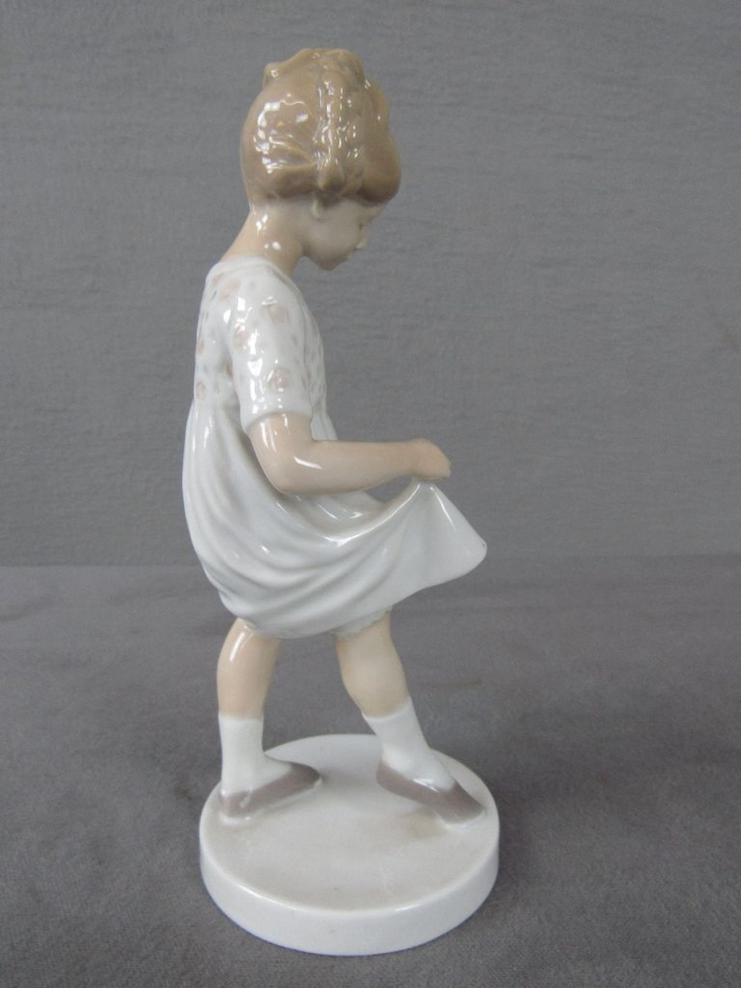 Große Figur junges Mädchen Royal Copenhagen 70er Jahre Höhe ca:20cm - Bild 4 aus 6