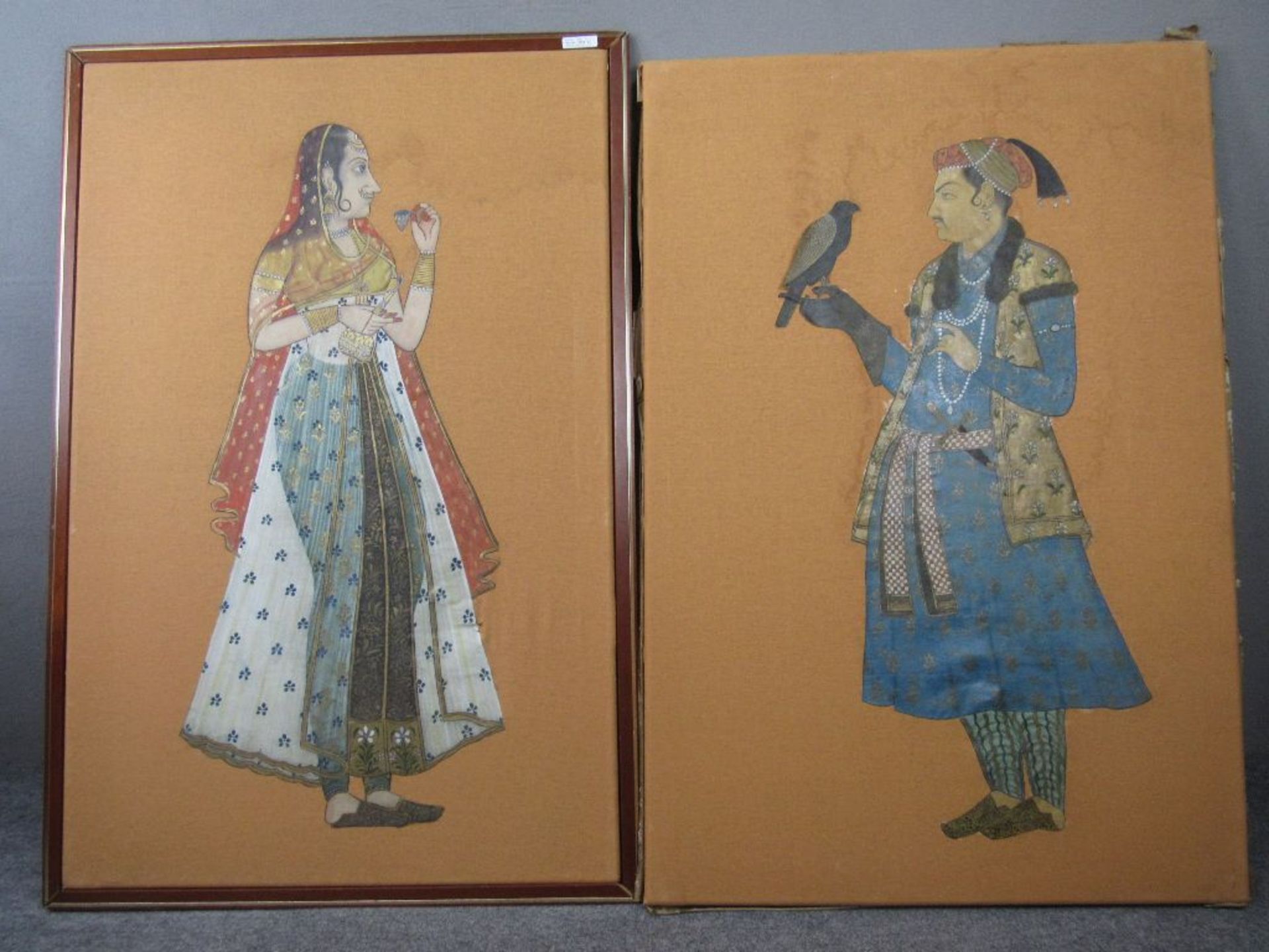 Zwei asiatische Bilder ca. 80x119cm - Image 2 of 10