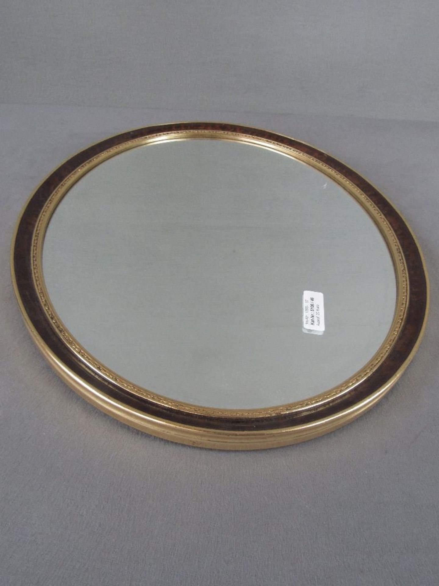 Wandspiegel oval Facettschliff ca.54cm