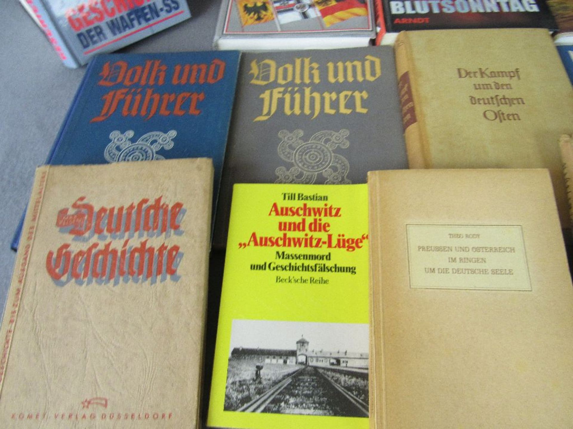 Konvolut Bücher 3.Reich Vor-und Nachkrieg gemischt interessante Stücke anbei - Image 4 of 5