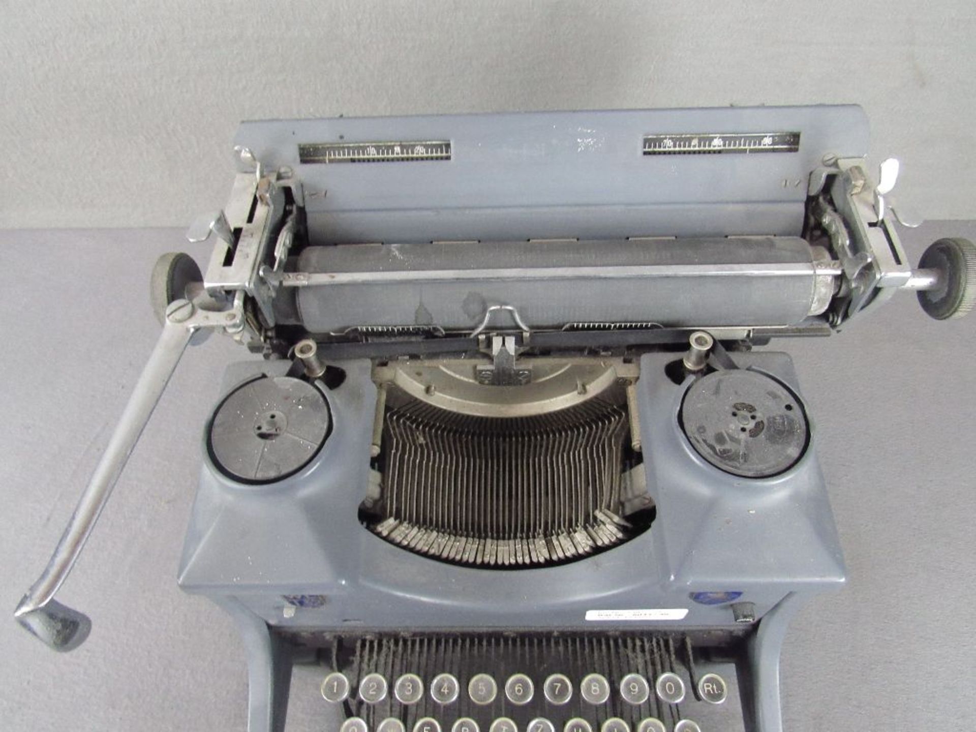 Militärische Schreibmaschine WL32 Glastasten - Bild 4 aus 4