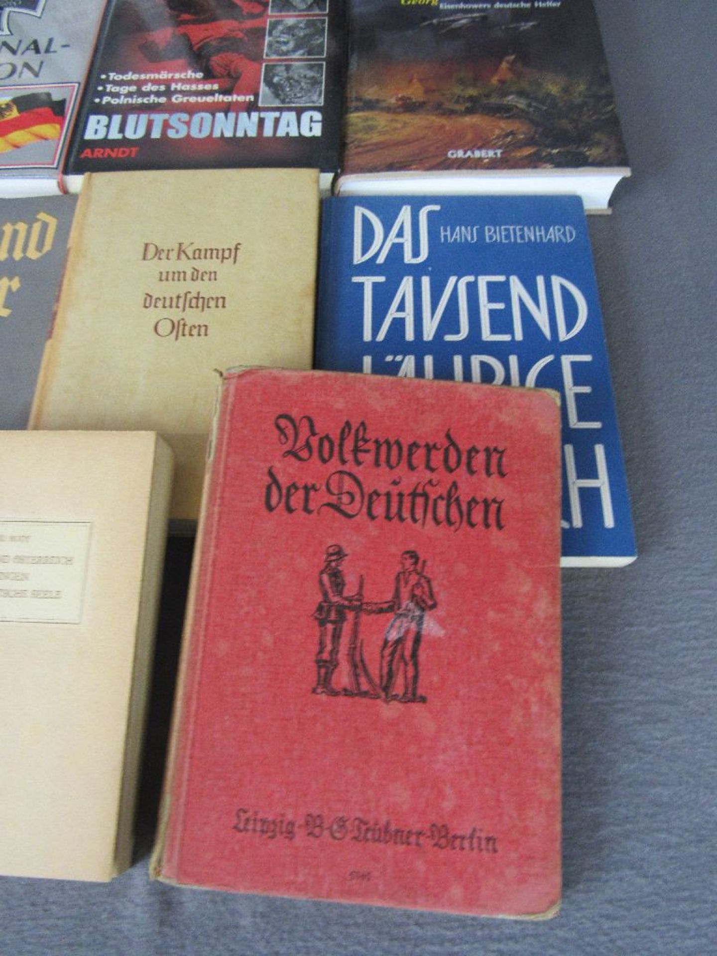 Konvolut Bücher 3.Reich Vor-und Nachkrieg gemischt interessante Stücke anbei - Image 5 of 5