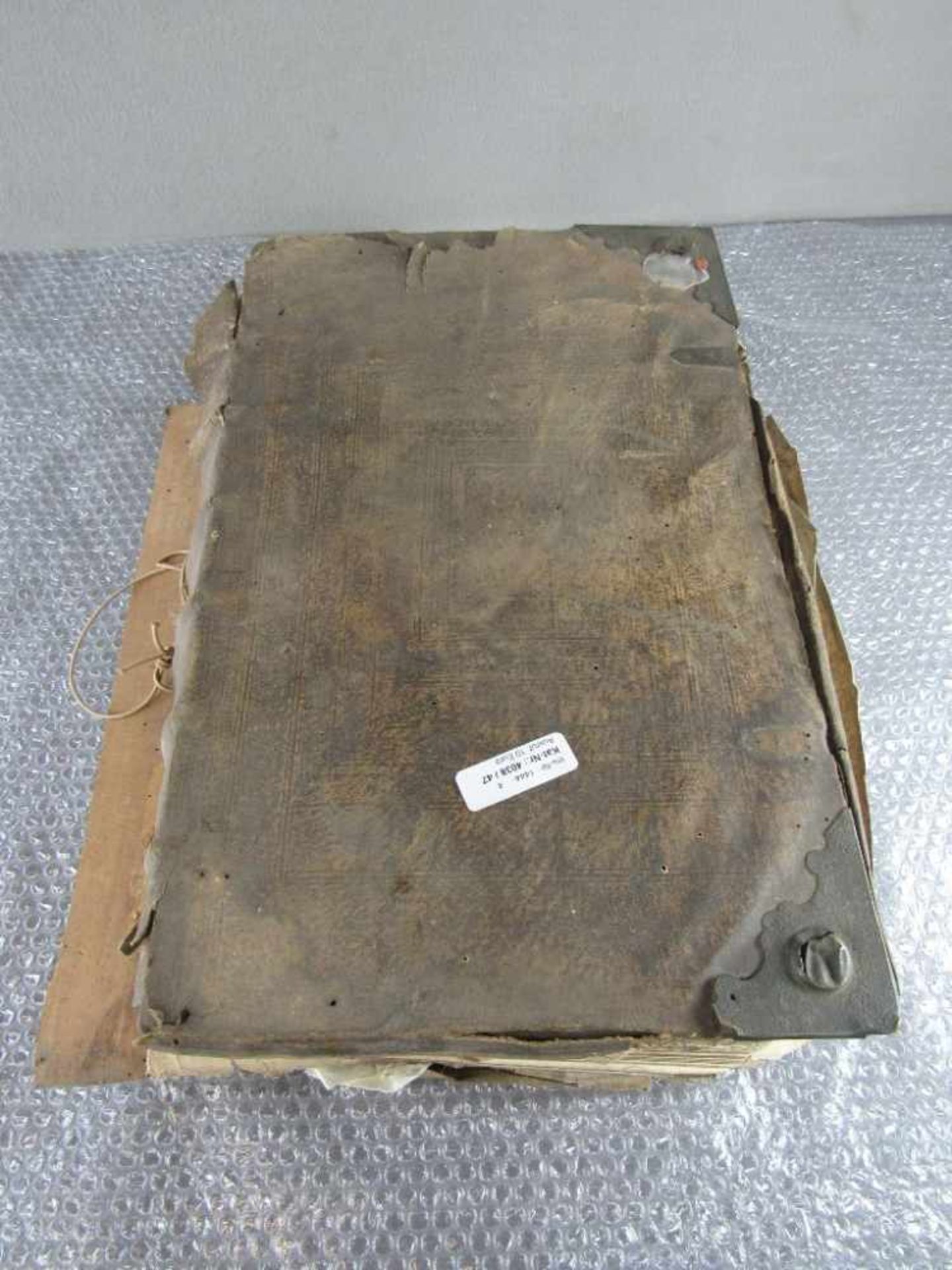 Antike Bibel Restaurationsobjekt ca.48x32cm
