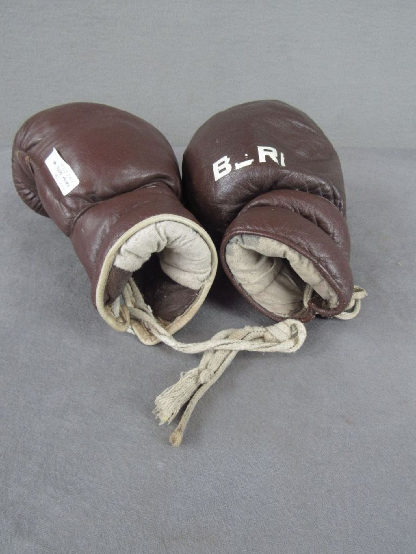 Vintage lederne Boxhandschuhe - Bild 4 aus 4