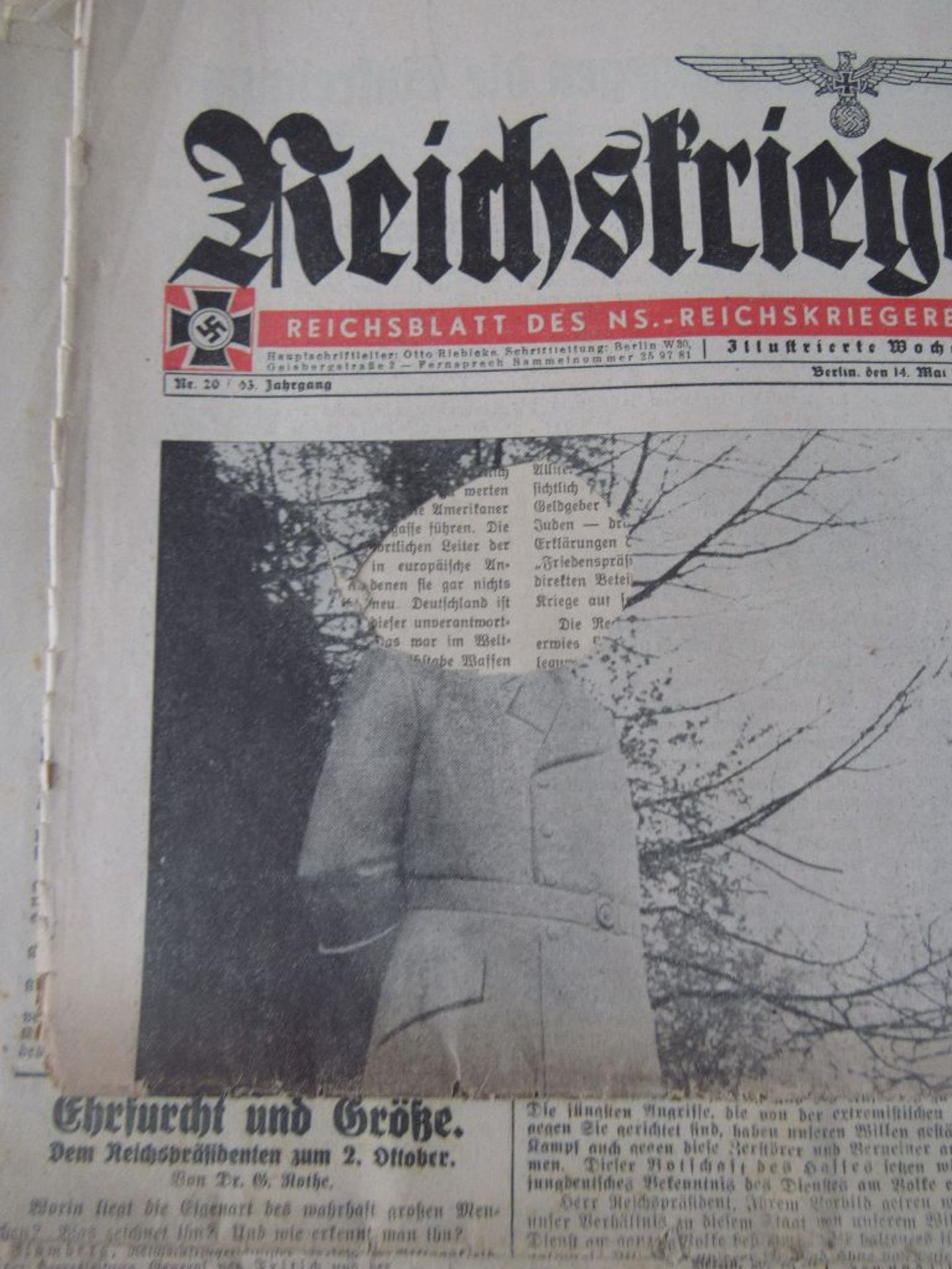 Interessantes Konvolut Tageszeitung 3.Reich unsortiert - Bild 3 aus 4