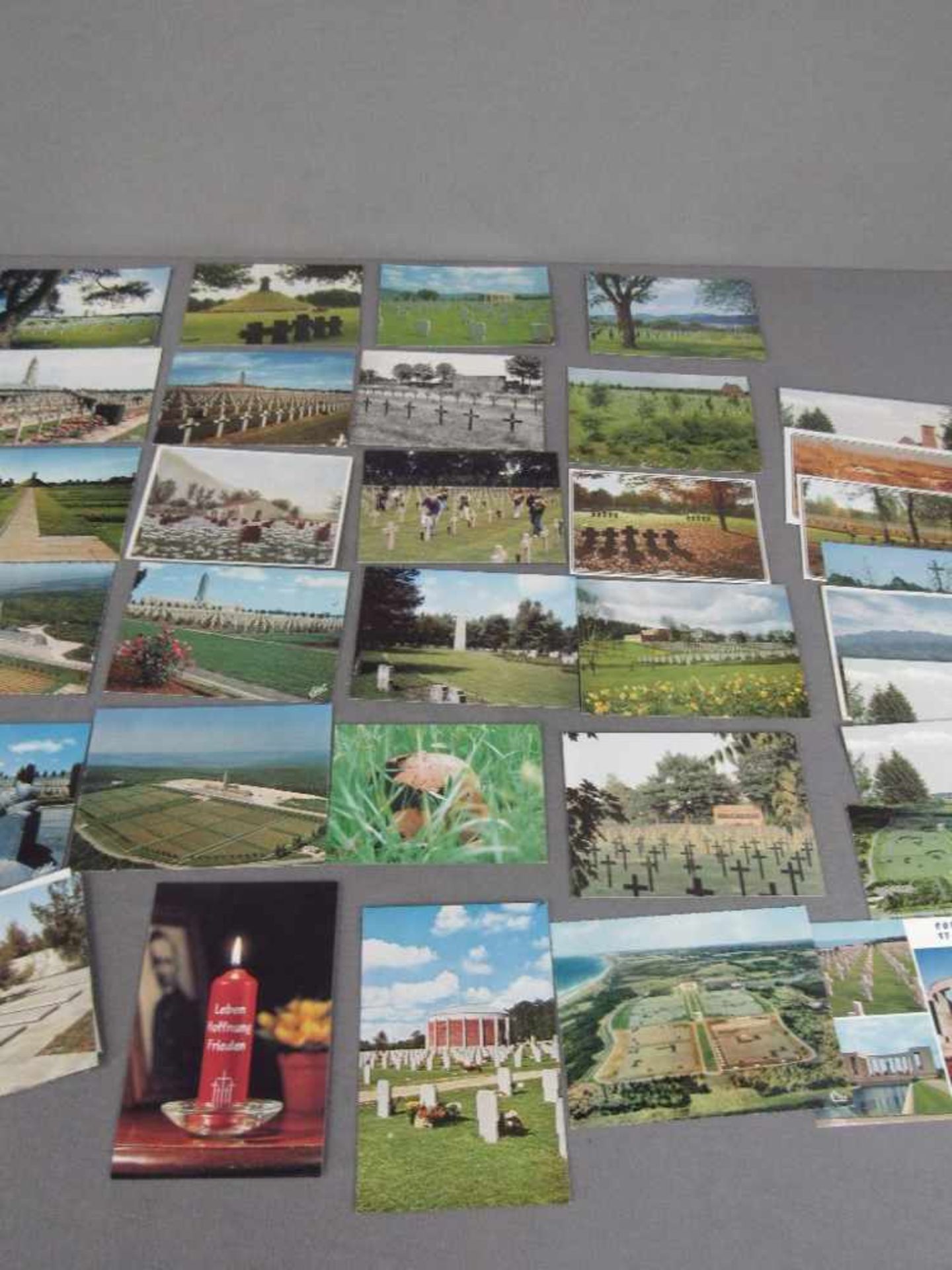 33 Postkarten Deutsche Soldatenfriedhöfe