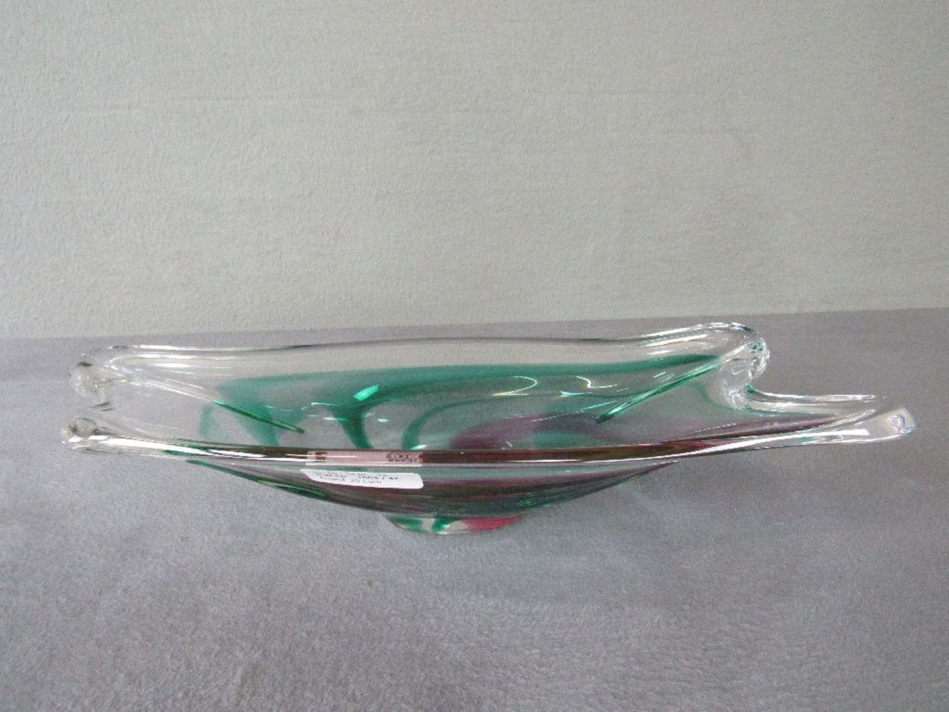 Martin Verbocket Maastricht Glasschale Länge 45cm