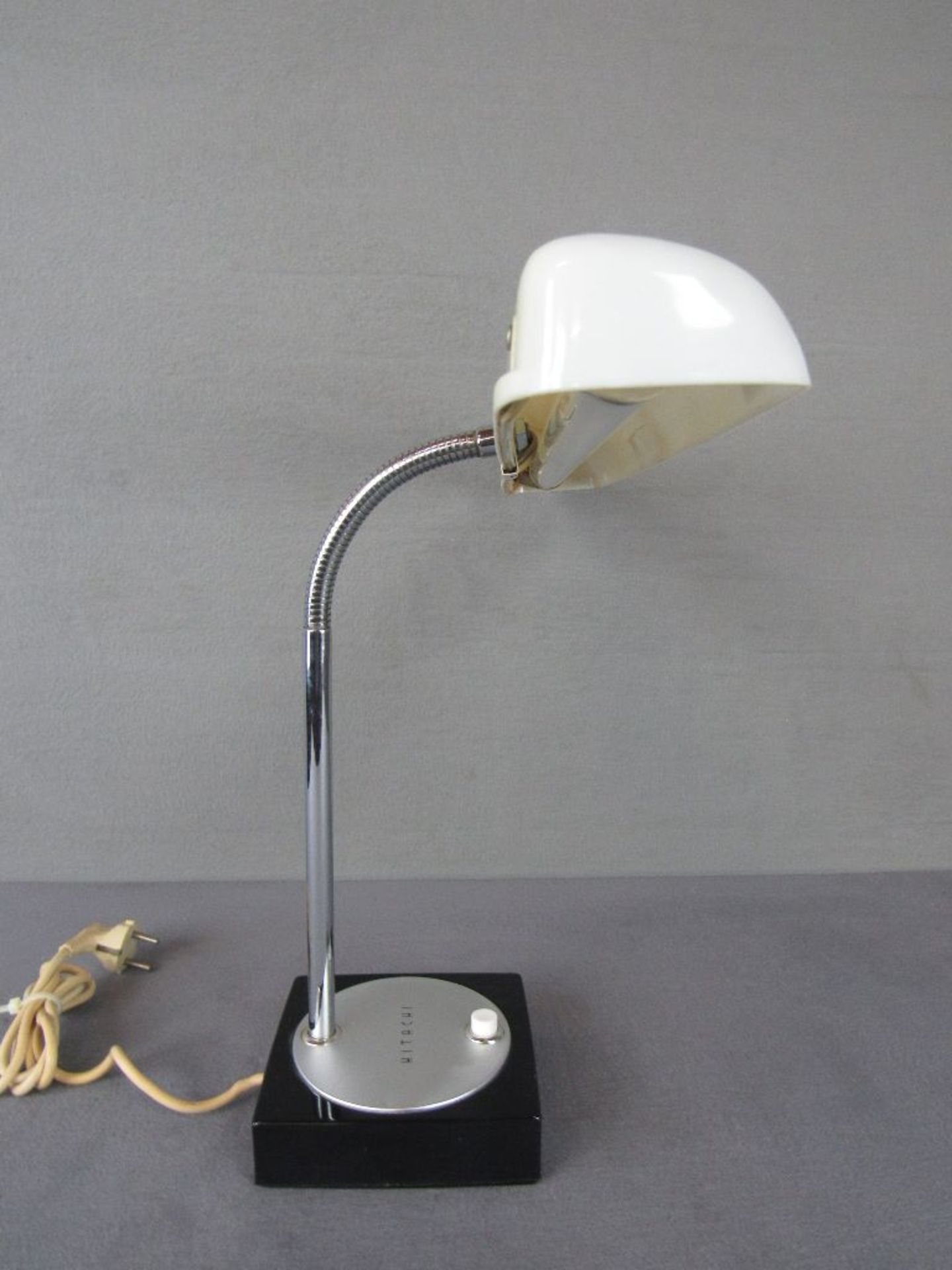 Designertischlampe Schreibtischlampe Hitachi 60er Jahre Schirmbreite:48cm - Bild 3 aus 6