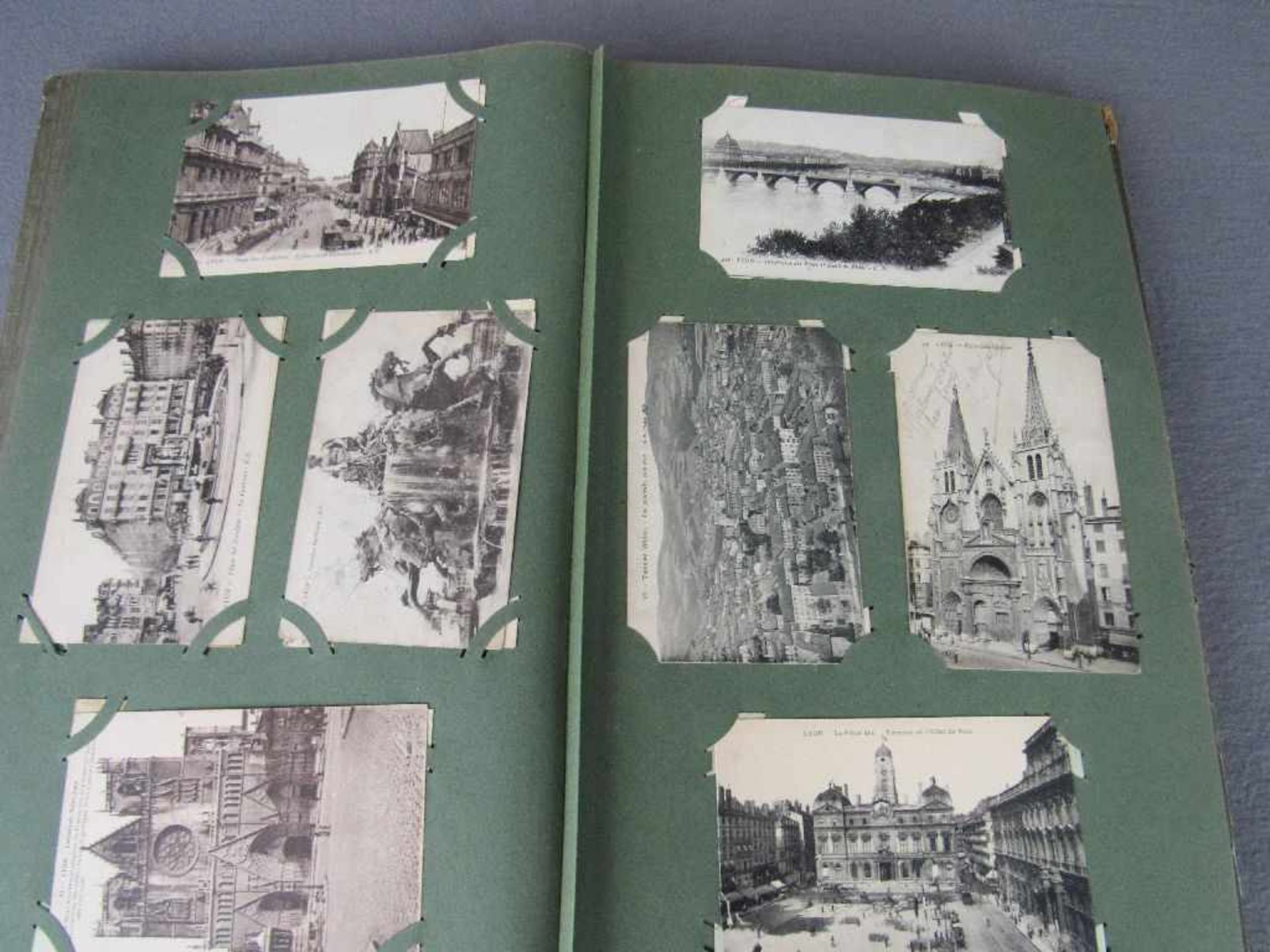 1 Postkartenalbum Französische Postkarten 20er bis 40er Jahre ungelaufen - Bild 4 aus 6