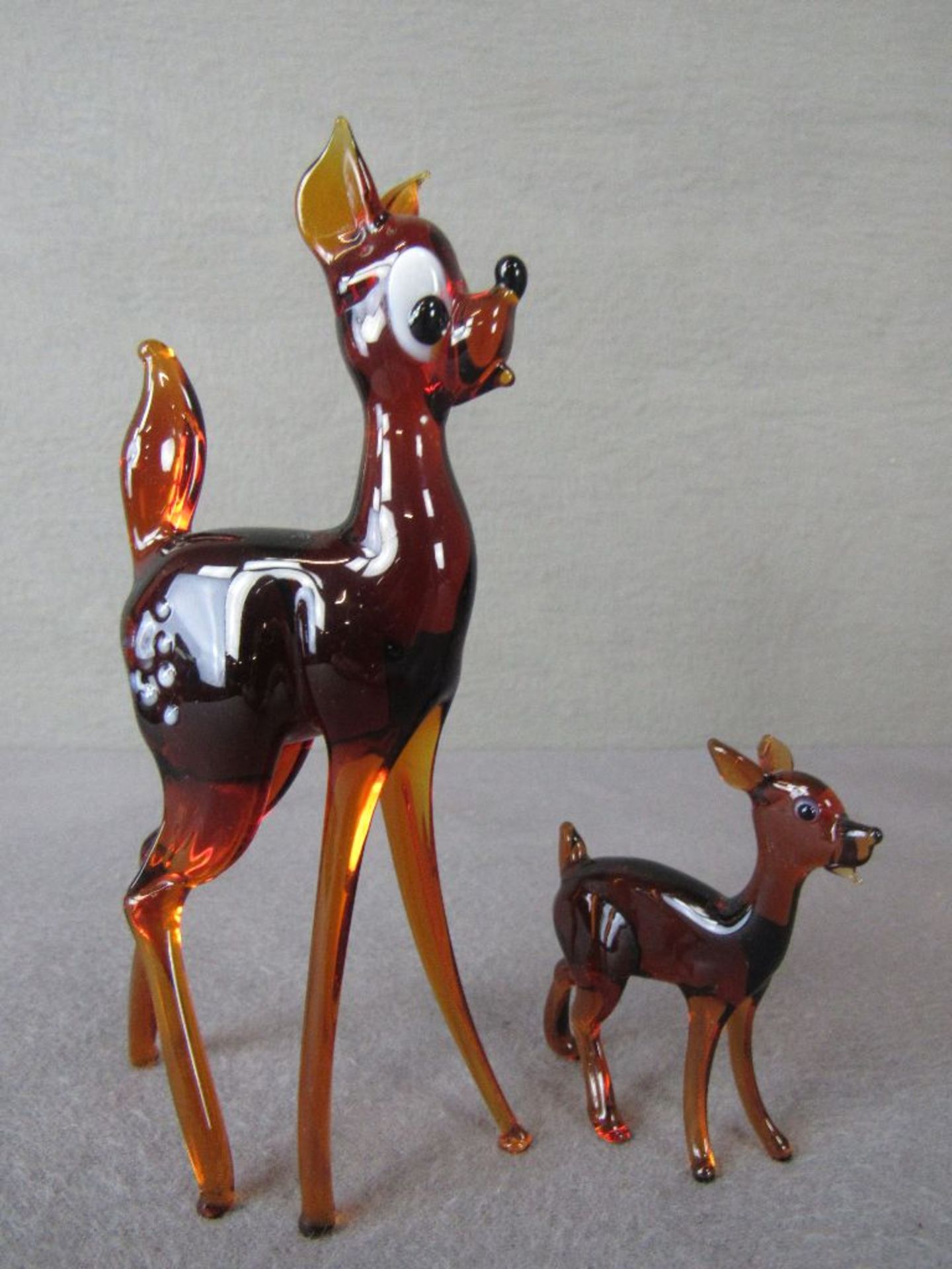 Sieben Glasfiguren Lauscher von 6,5cm Länge bis 19cm Waldtiere - Image 6 of 6