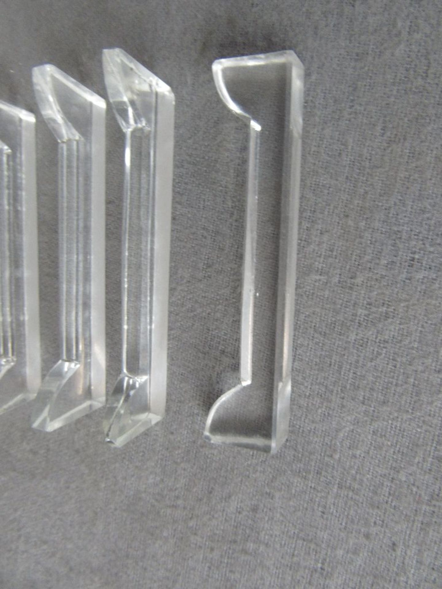 12 Kristallglas Messerbänke - Bild 4 aus 4