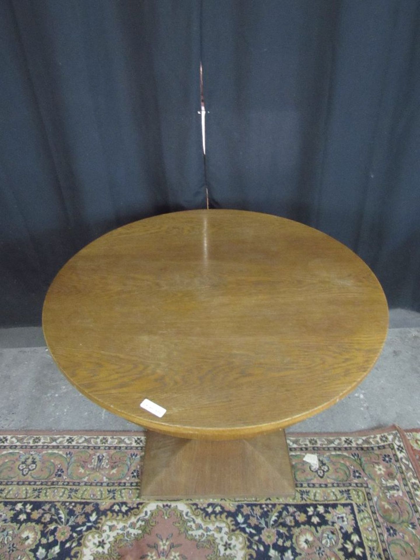 Art Deco Coffeetable Herrenzimmer geometrisches Design Durchmesser 91cm - Bild 2 aus 4